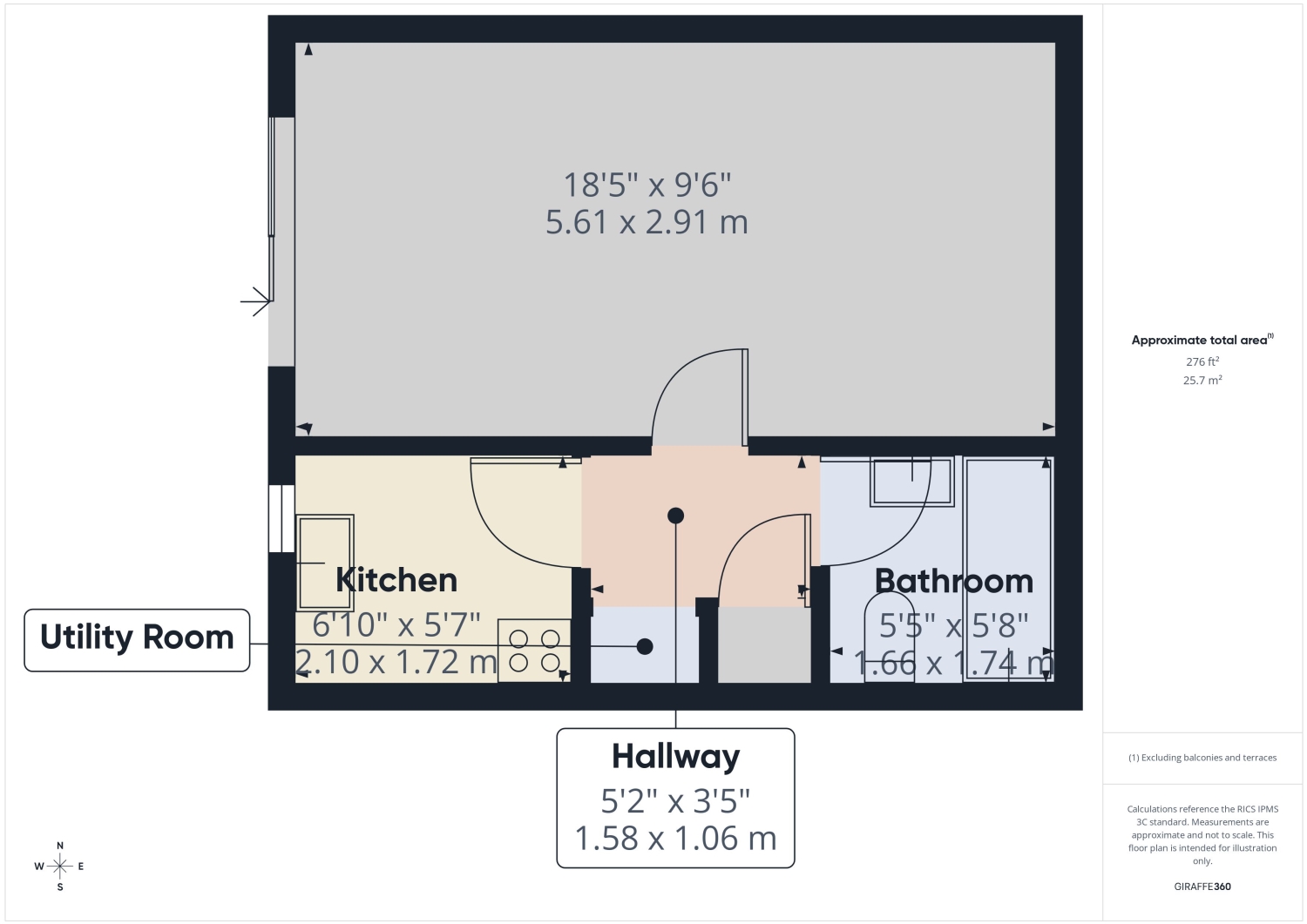 44B, High Street, Stonehouse floorplan