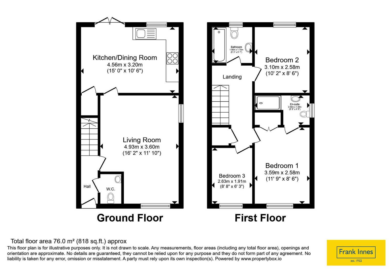 17, Somerton Close, Derby floorplan