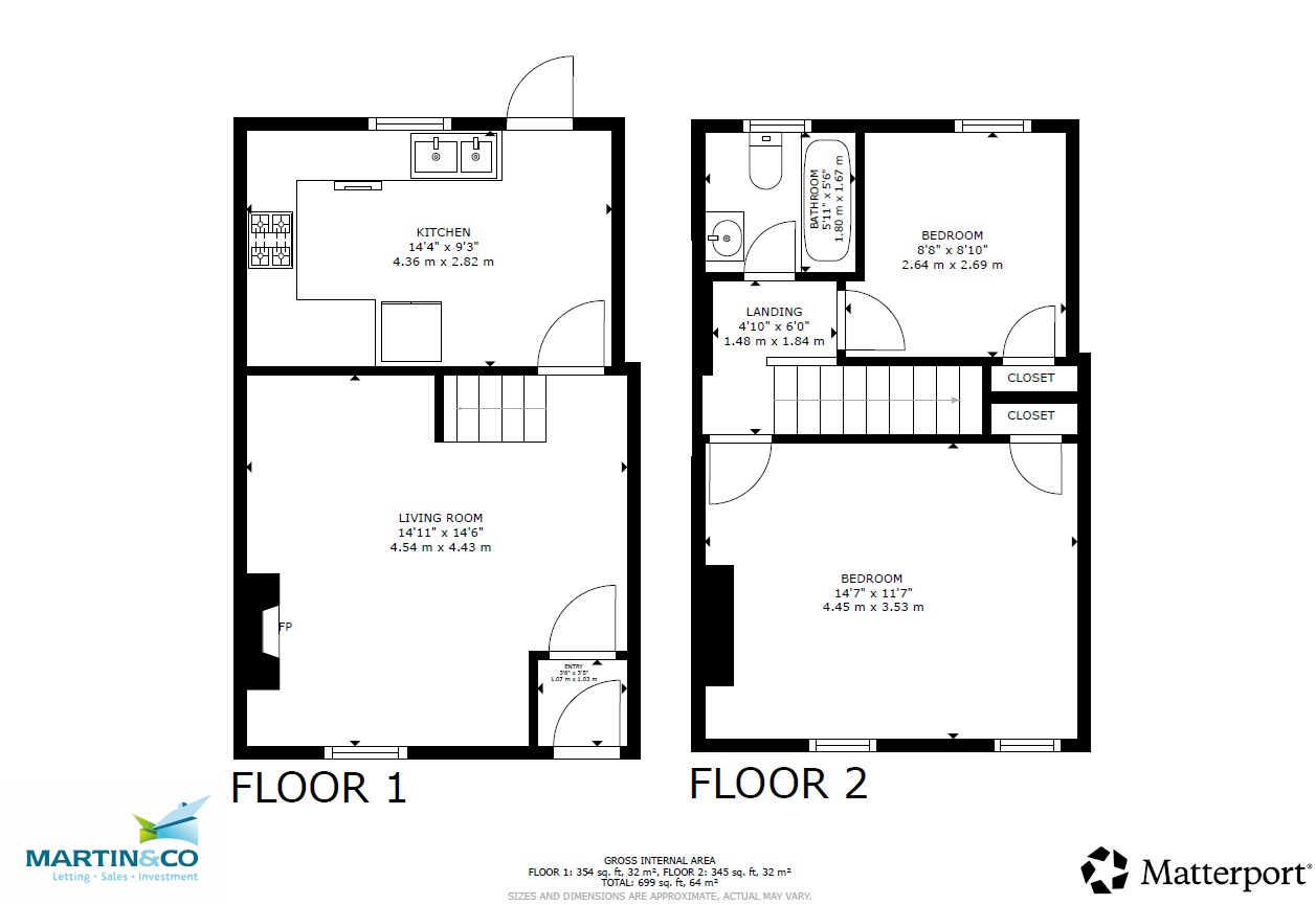 21, Columbia Street, Gloucestershire, GL52 2JR floorplan