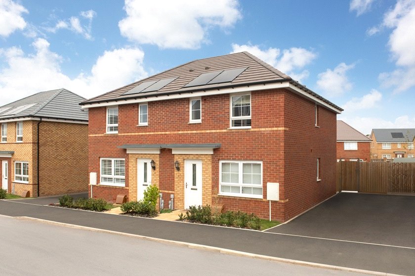 3-bed terraced on Plot 244 - Ellerton,, Welshpool Road, Shrewsbury, £307,995