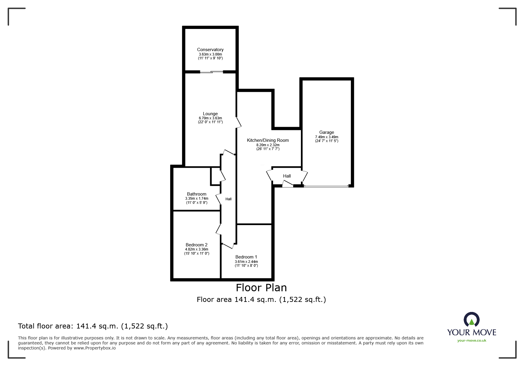 3, Chatsworth Court, Ilkeston floorplan