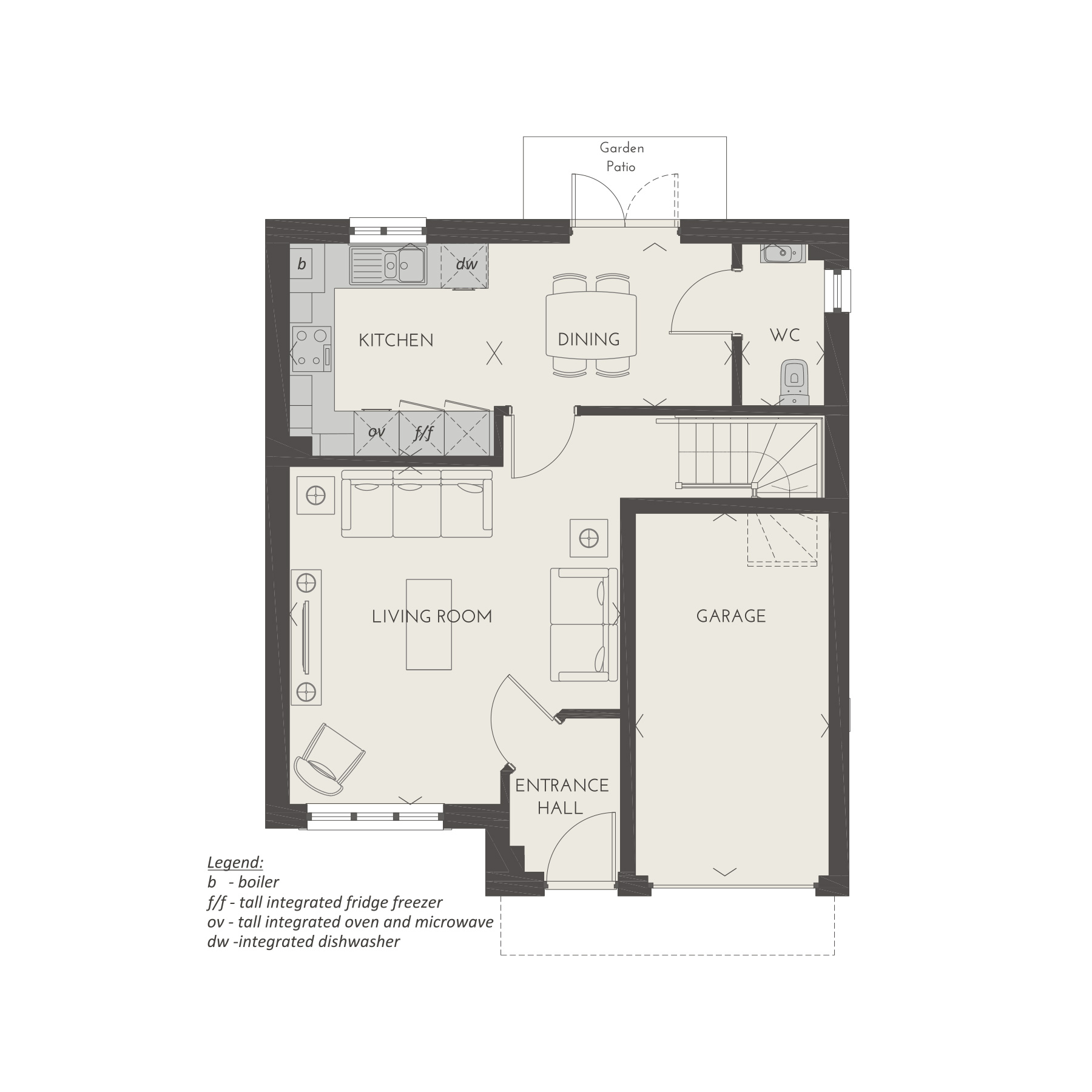 "CarltonII" at Church Road, Warton, Preston PR4, 4 bedroom detached