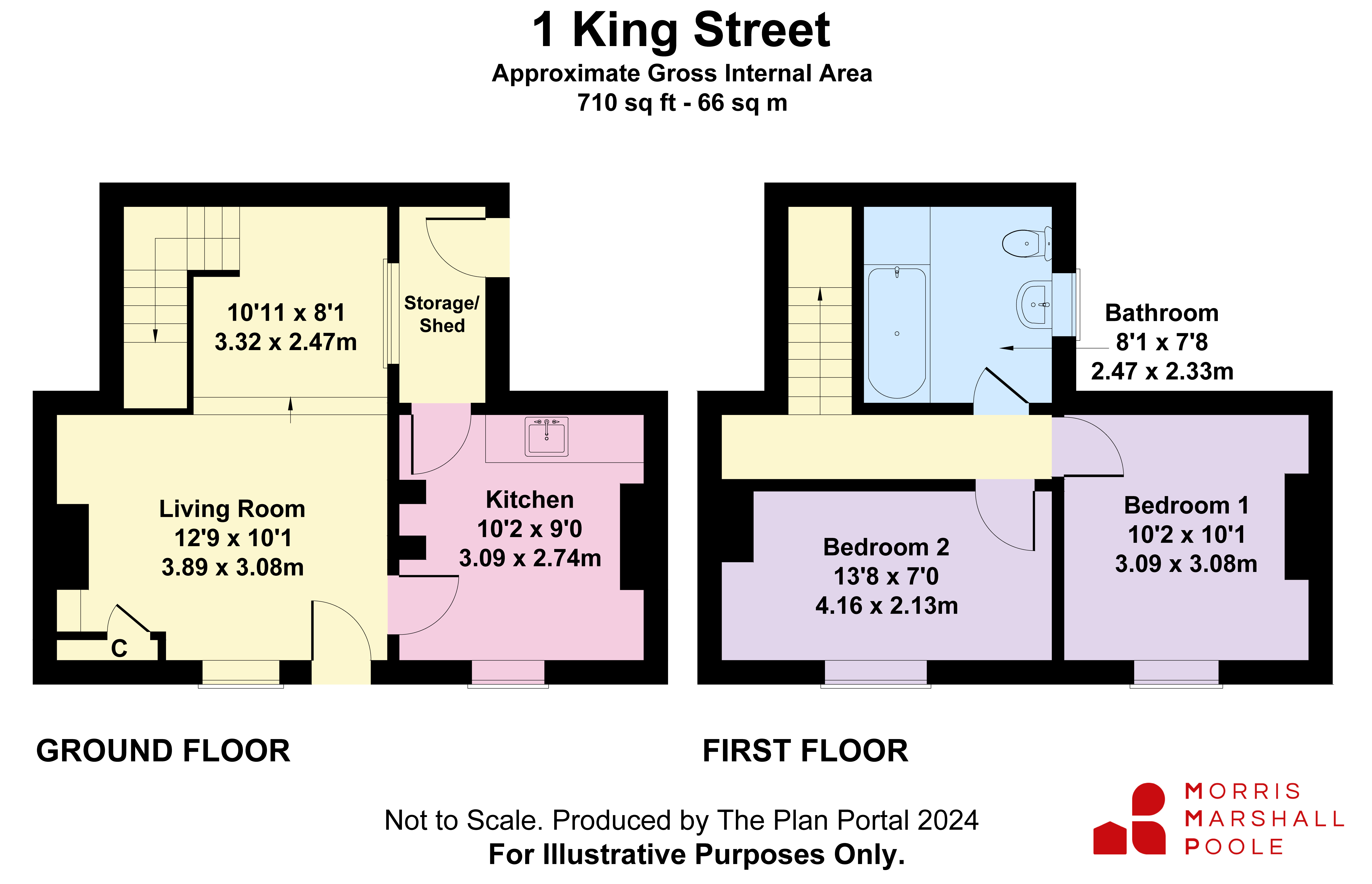 1, King Street, Shropshire floorplan
