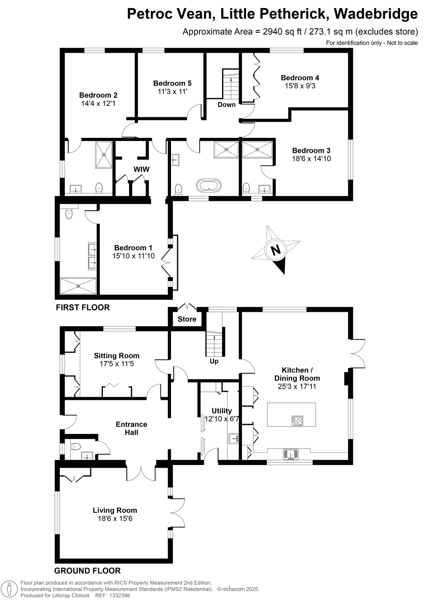 Petroc Vean, Wadebridge floorplan