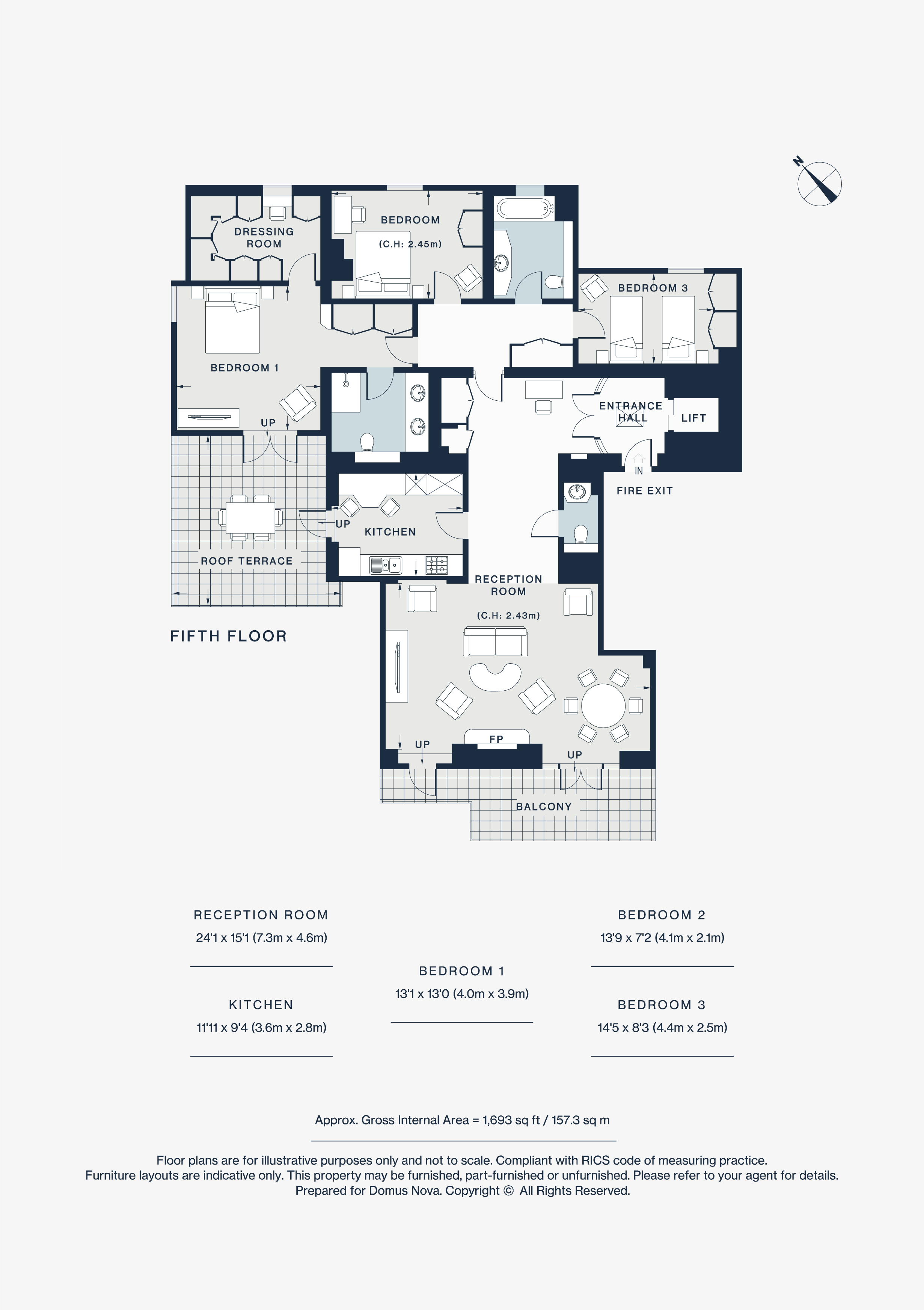 Flat 14, Europa House, 79a, Randolph Avenue, London floorplan