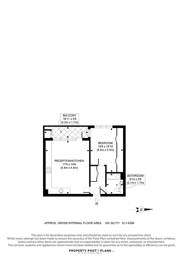 27 Trevillion Mansions, Hanbury Road, London floorplan