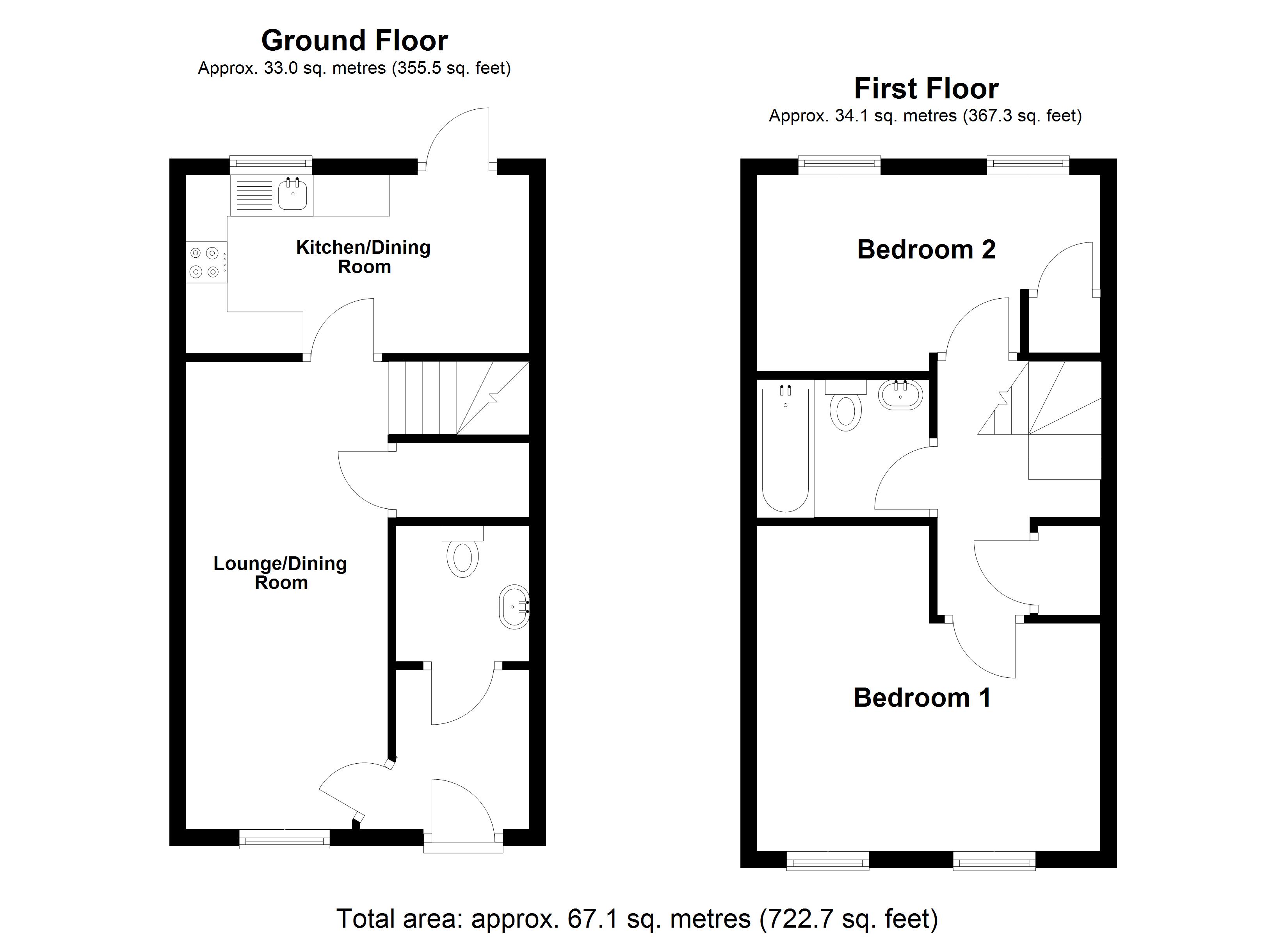 6, Fuller Close, Swindon floorplan