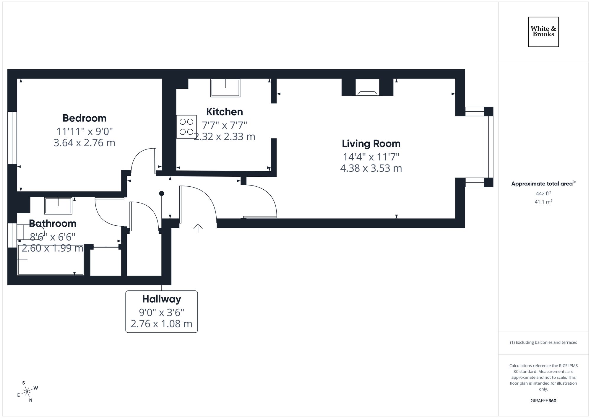 Flat 4, Trafalgar Court Victoria Road, Bognor Regis floorplan