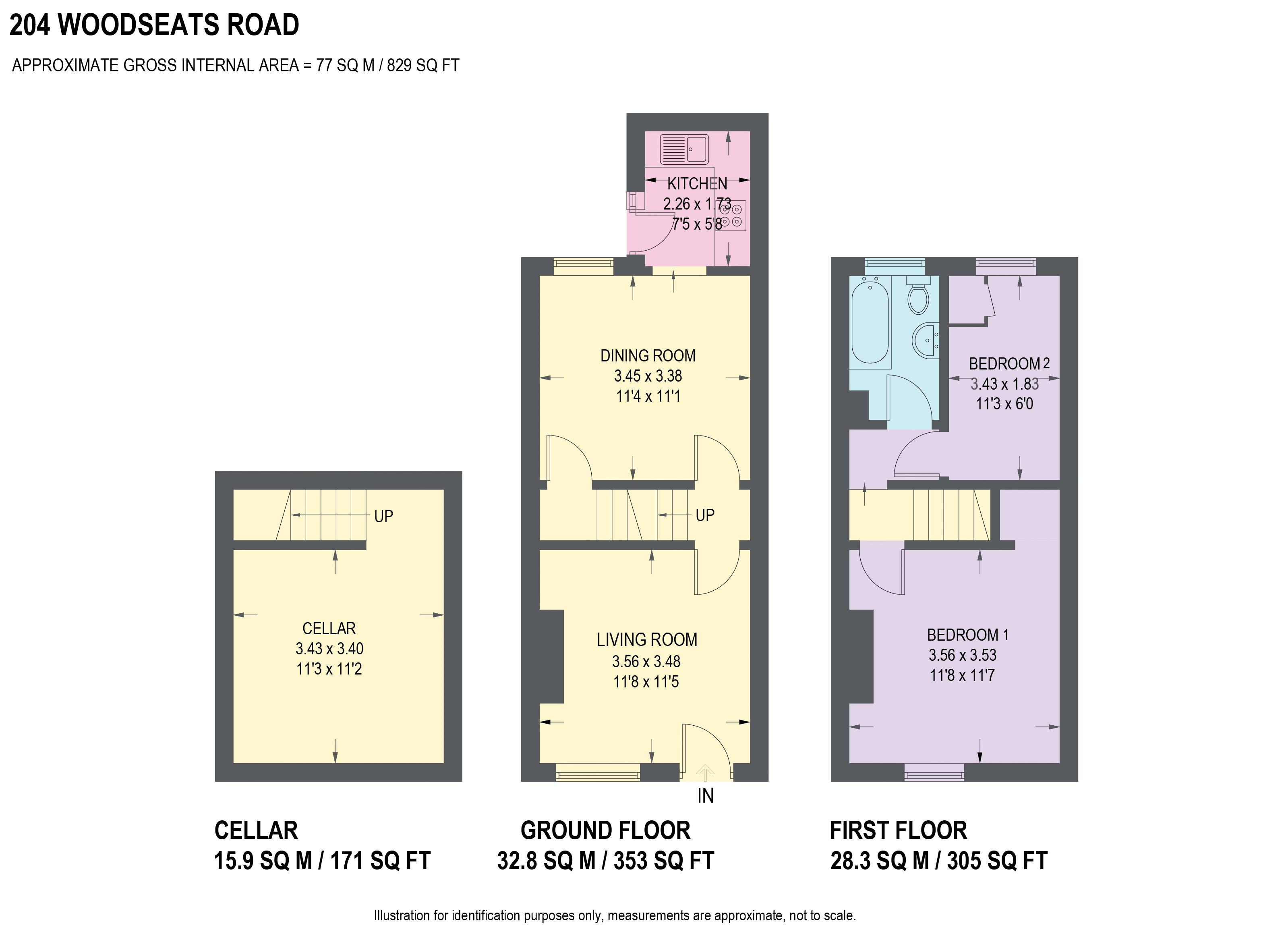 2 Bedrooms Terraced house for sale in Woodseats Road, Woodseats, Sheffield S8