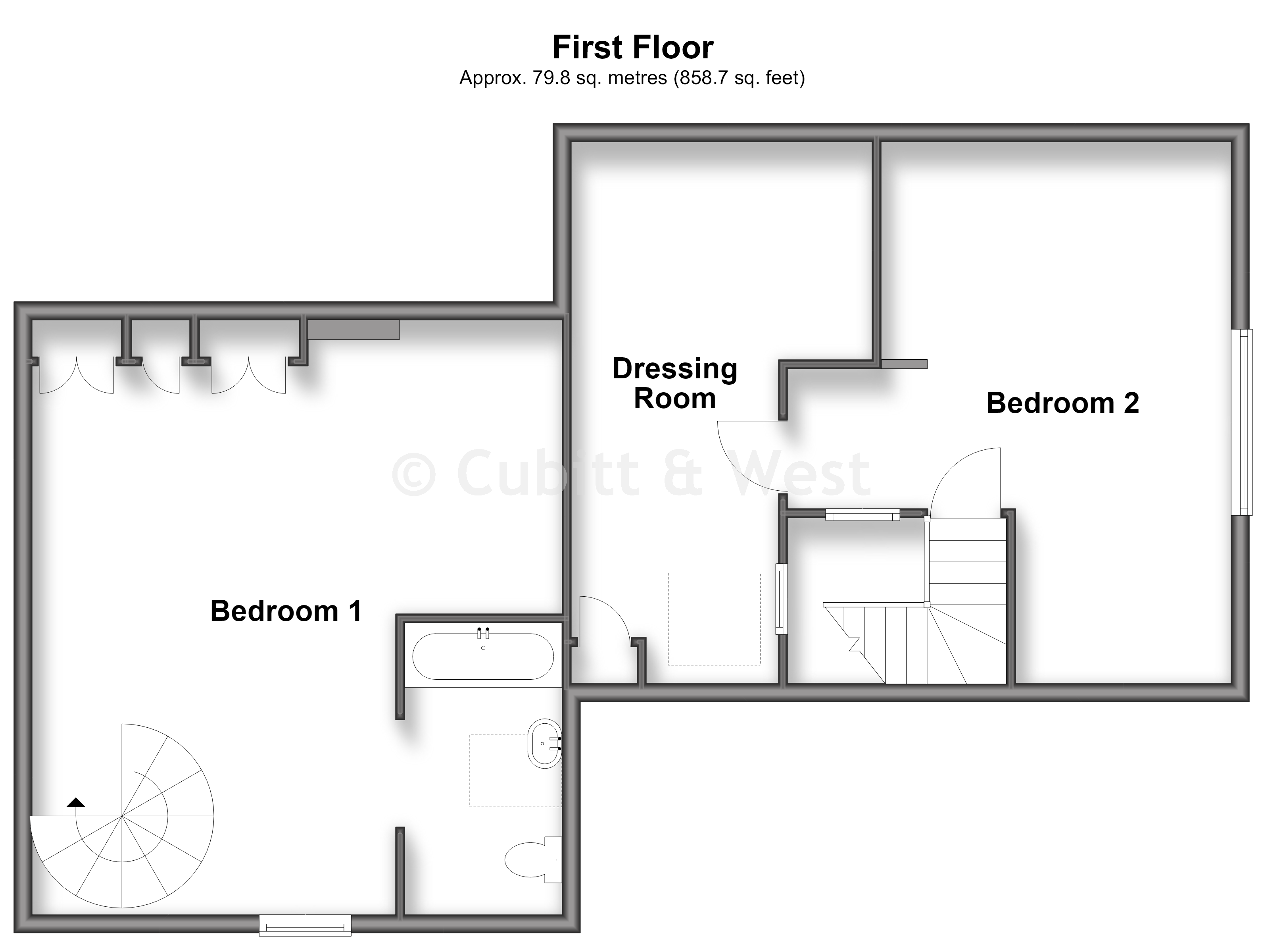 Teachers House Old Jolesfield School, Jolesfield, Partridge Green floorplan