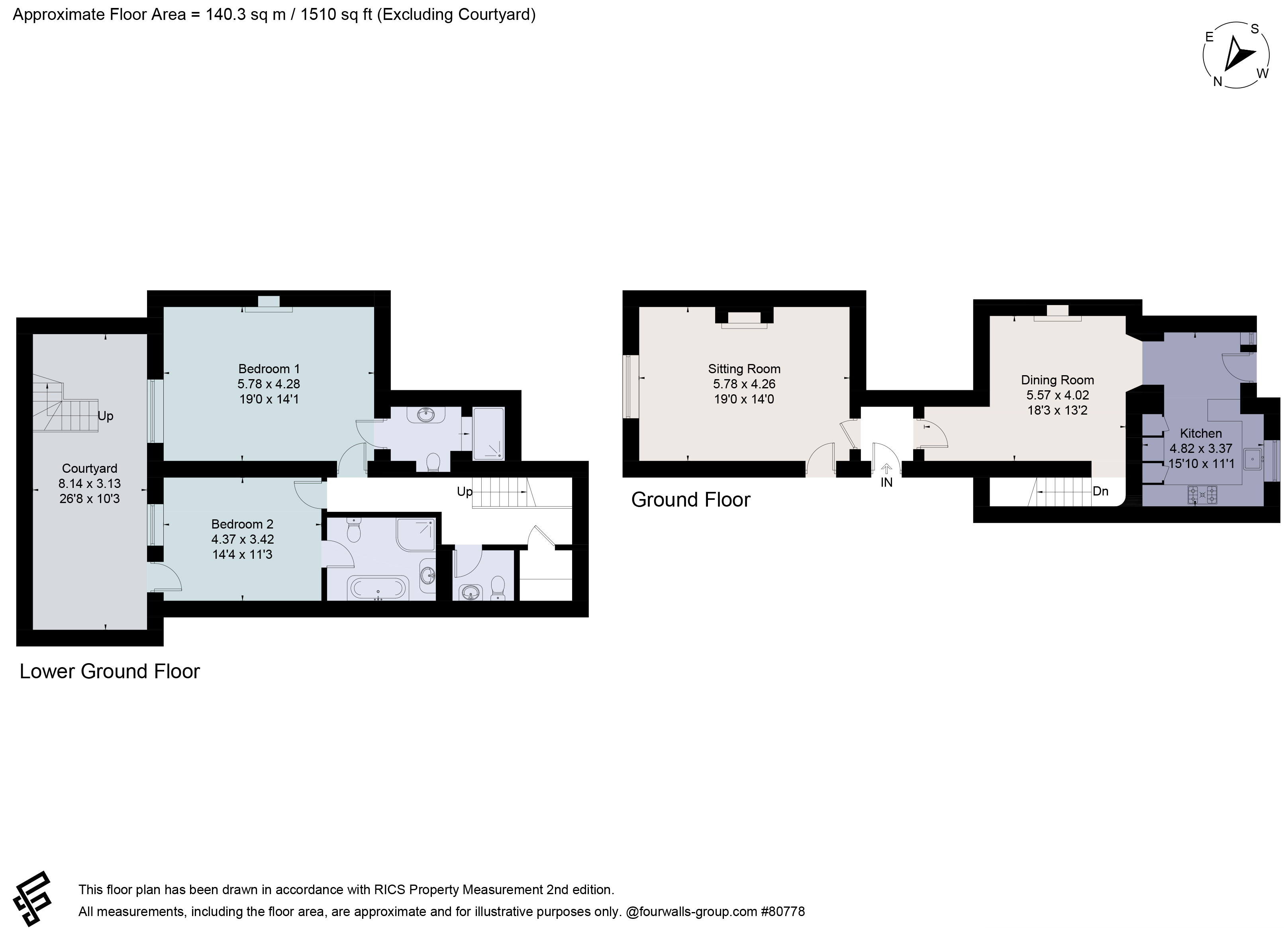 Apartment 1, 1 Sion Hill Place, Somerset floorplan