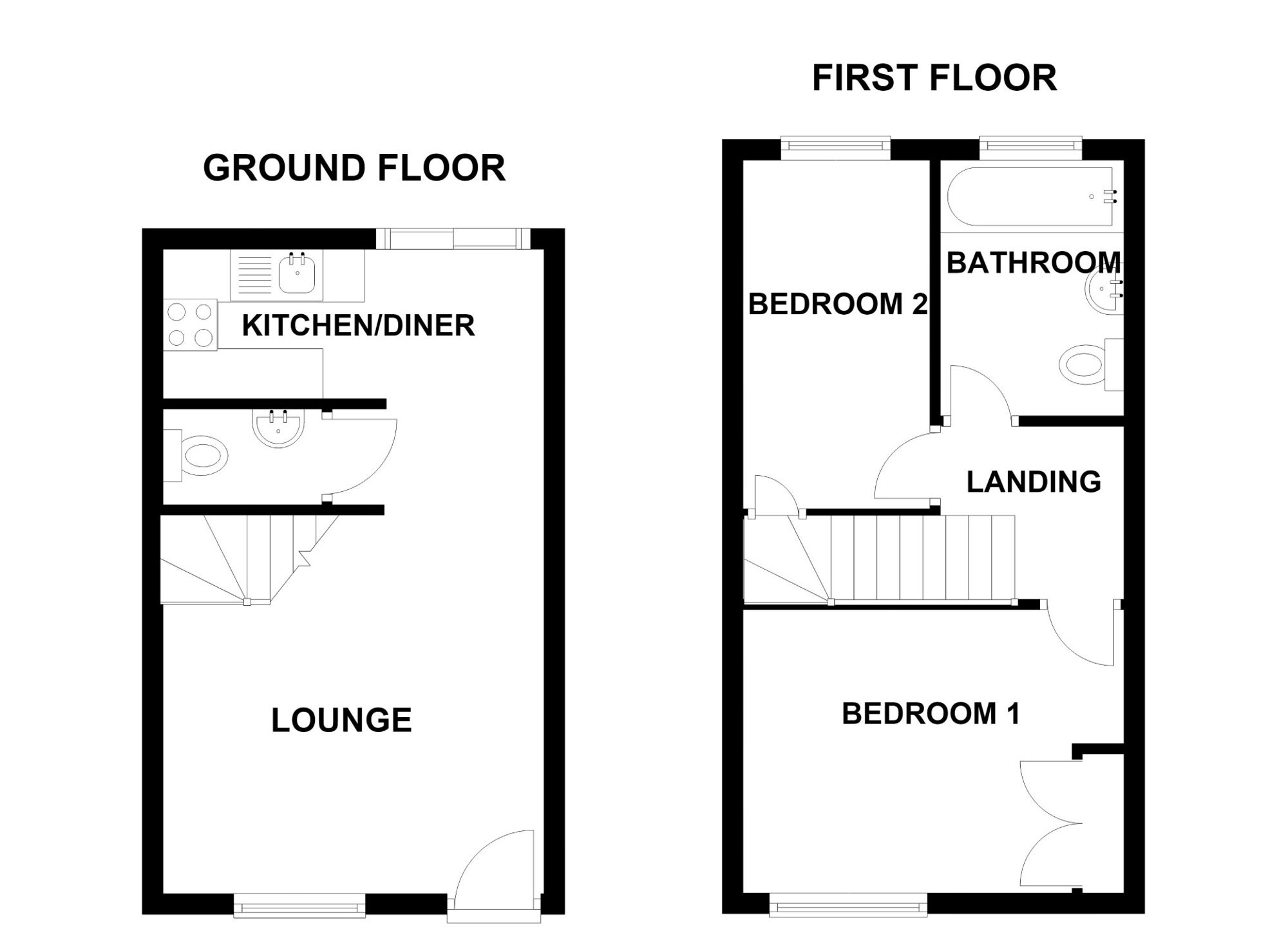 14, Longacres, Bridgend floorplan