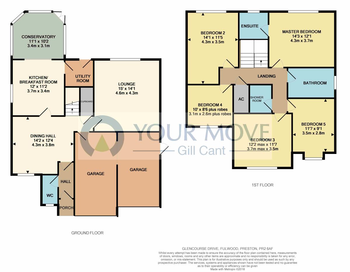 5 Bedrooms Detached house for sale in Glencourse Drive, Fulwood, Preston PR2