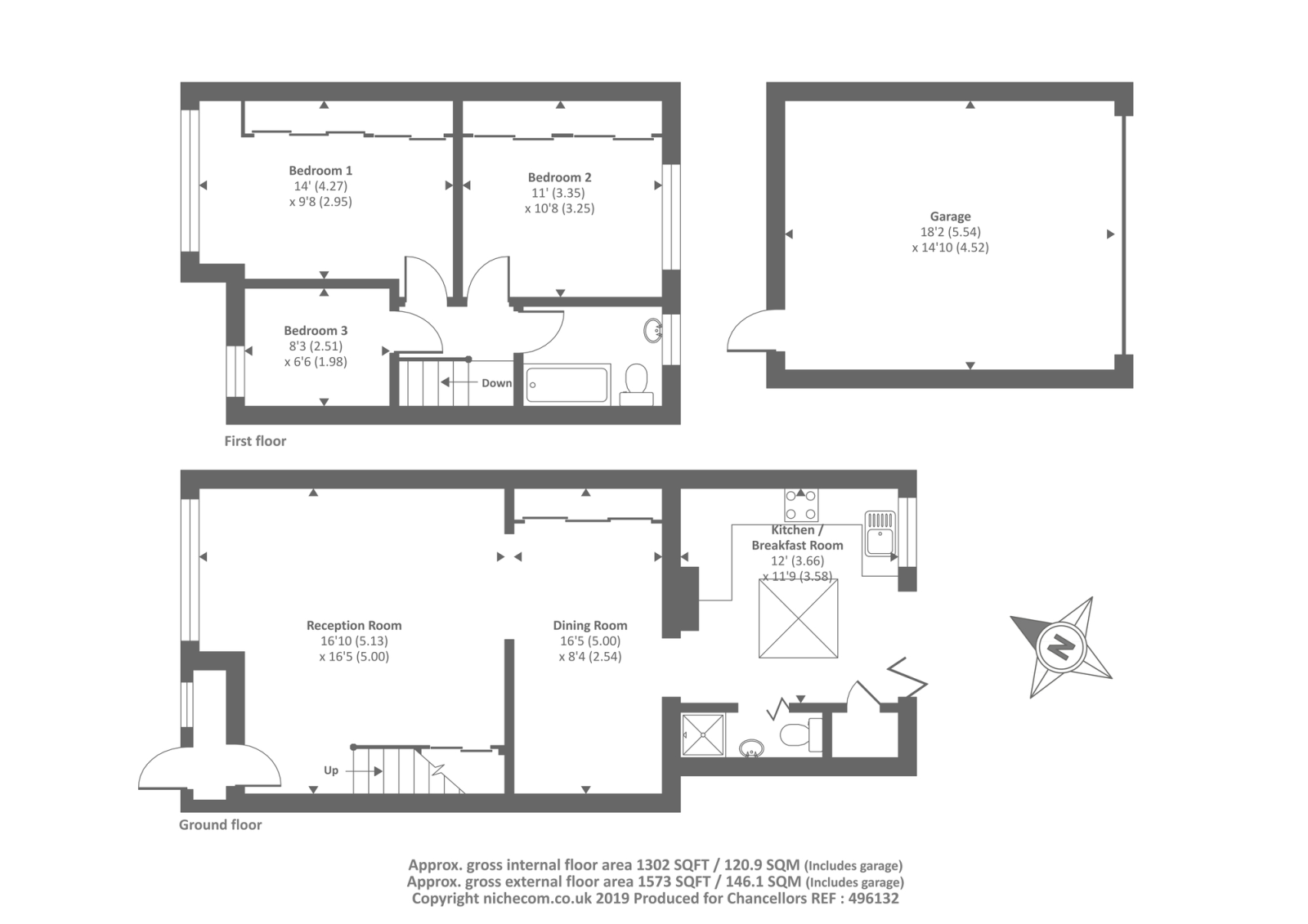 3 Bedrooms Terraced house for sale in Beechwood Avenue, Sunbury-On-Thames TW16