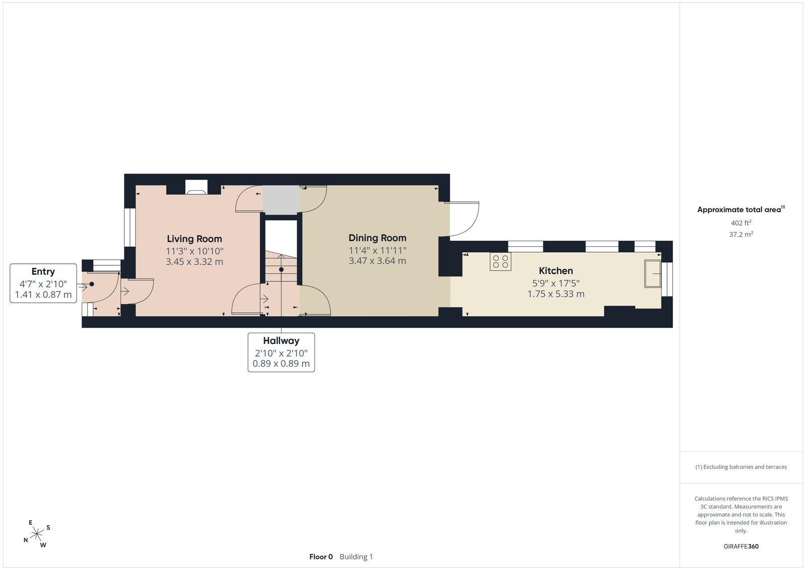Chez Moi, Bath Road, Stonehouse floorplan