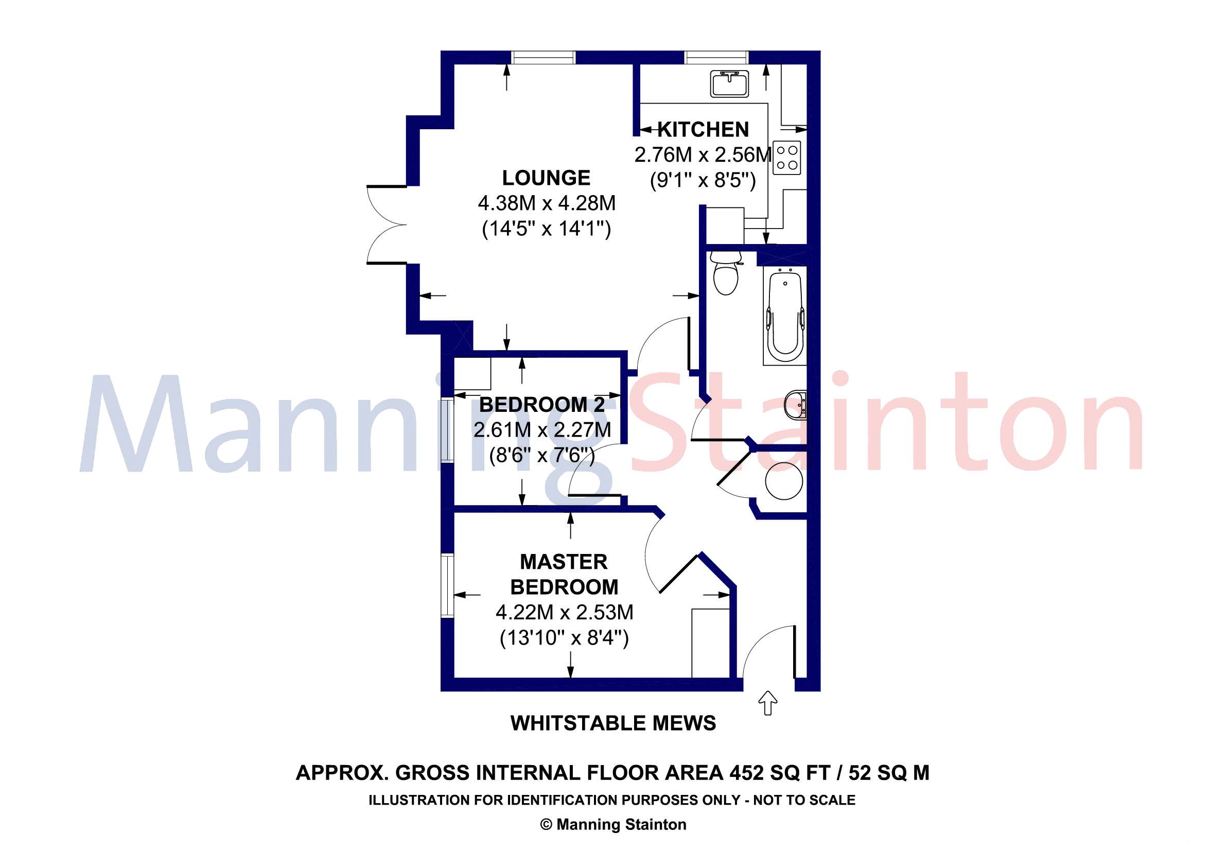 Whitstable Mews, West Yorkshire floorplan
