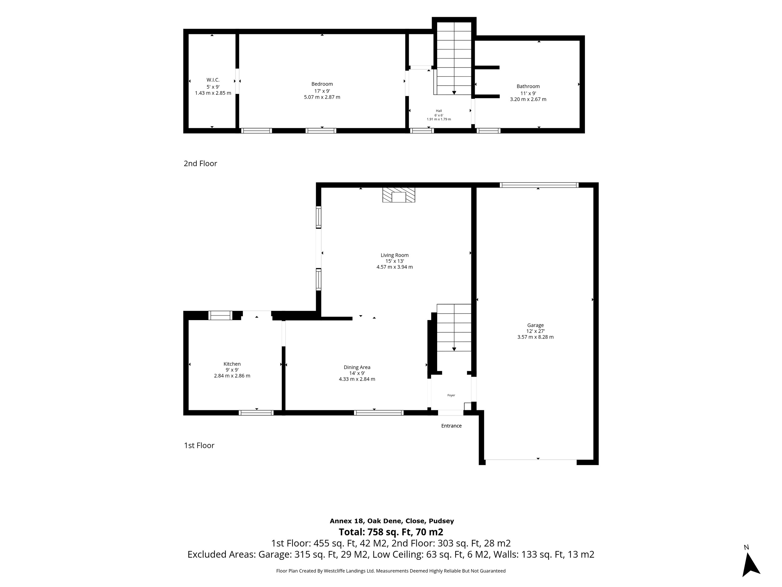 16-22 Oak Dene Close, Pudsey floorplan