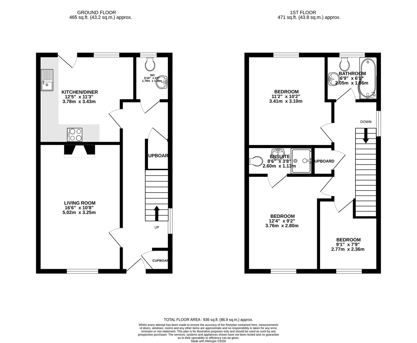 96, Hoggan Park, Brecon floorplan