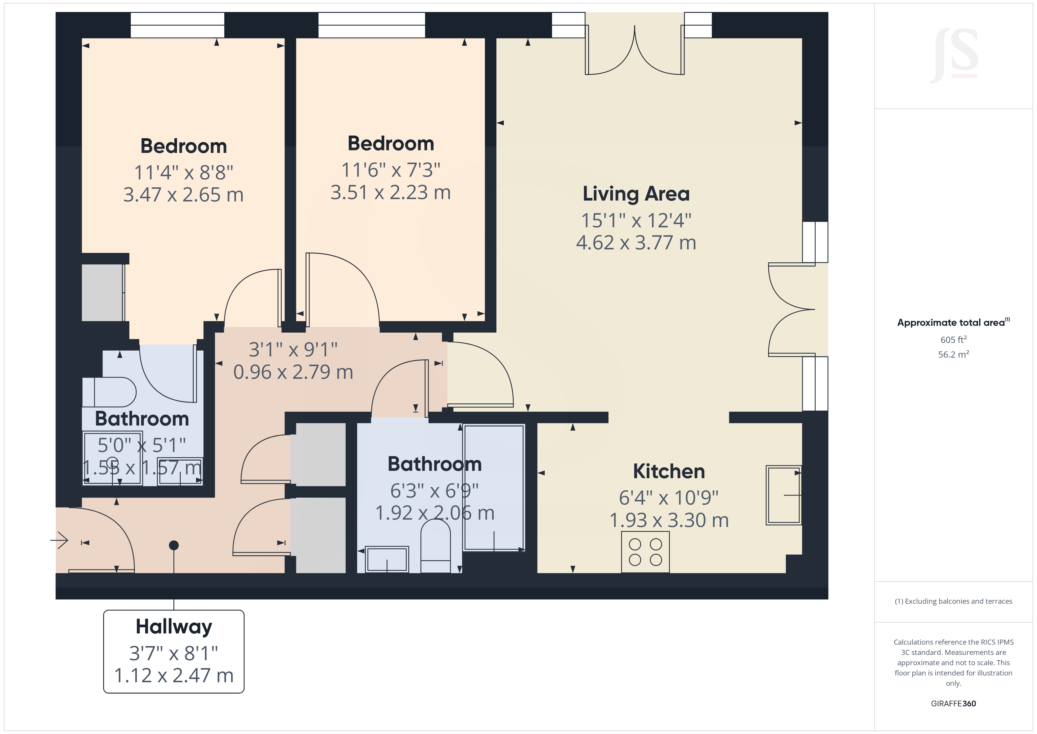 5 South Wharf House, Hancock Way, Shoreham-by-Sea floorplan