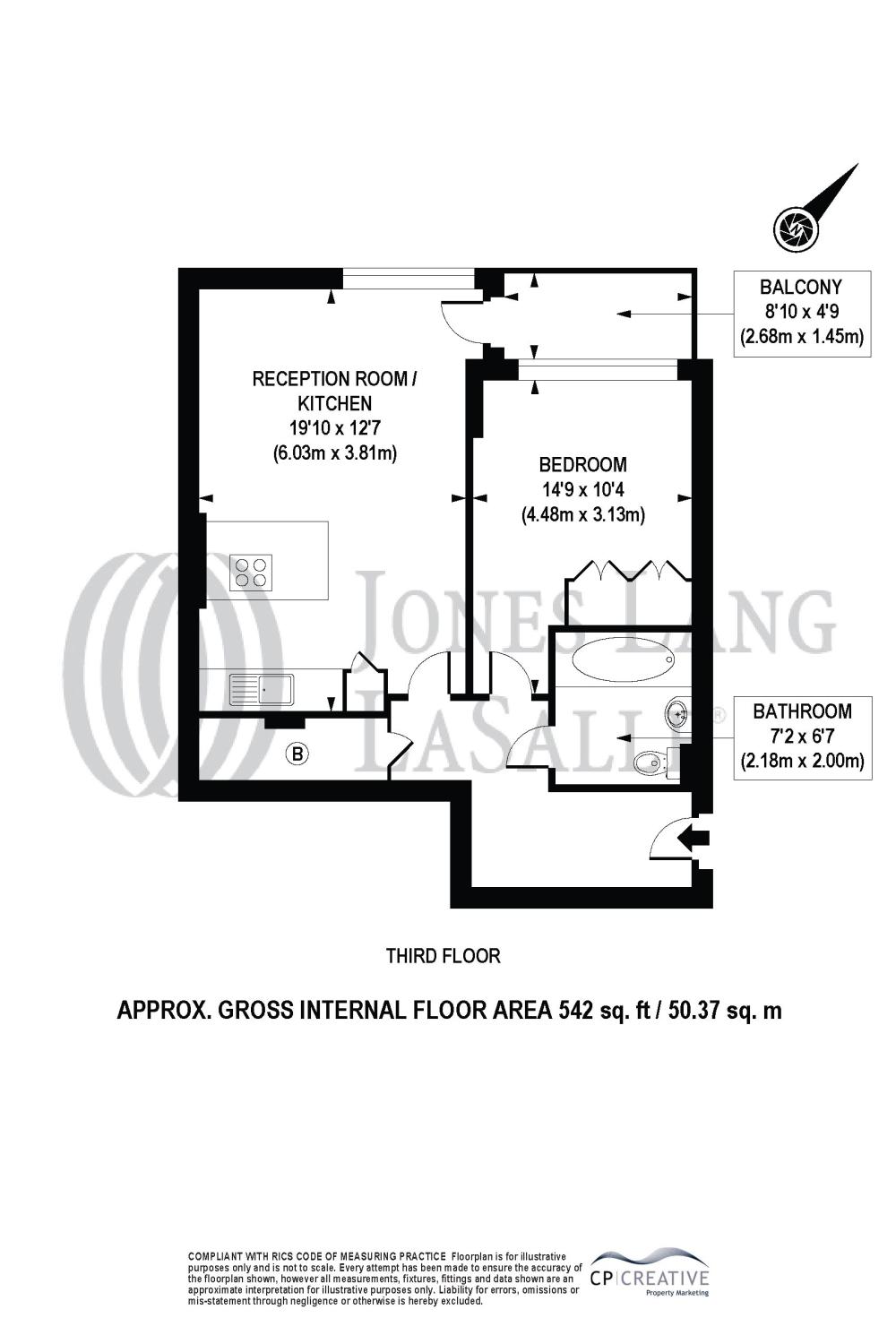 1 Bedrooms Flat to rent in Courtyard Apartments, 3 Avantgarde Place, London E1