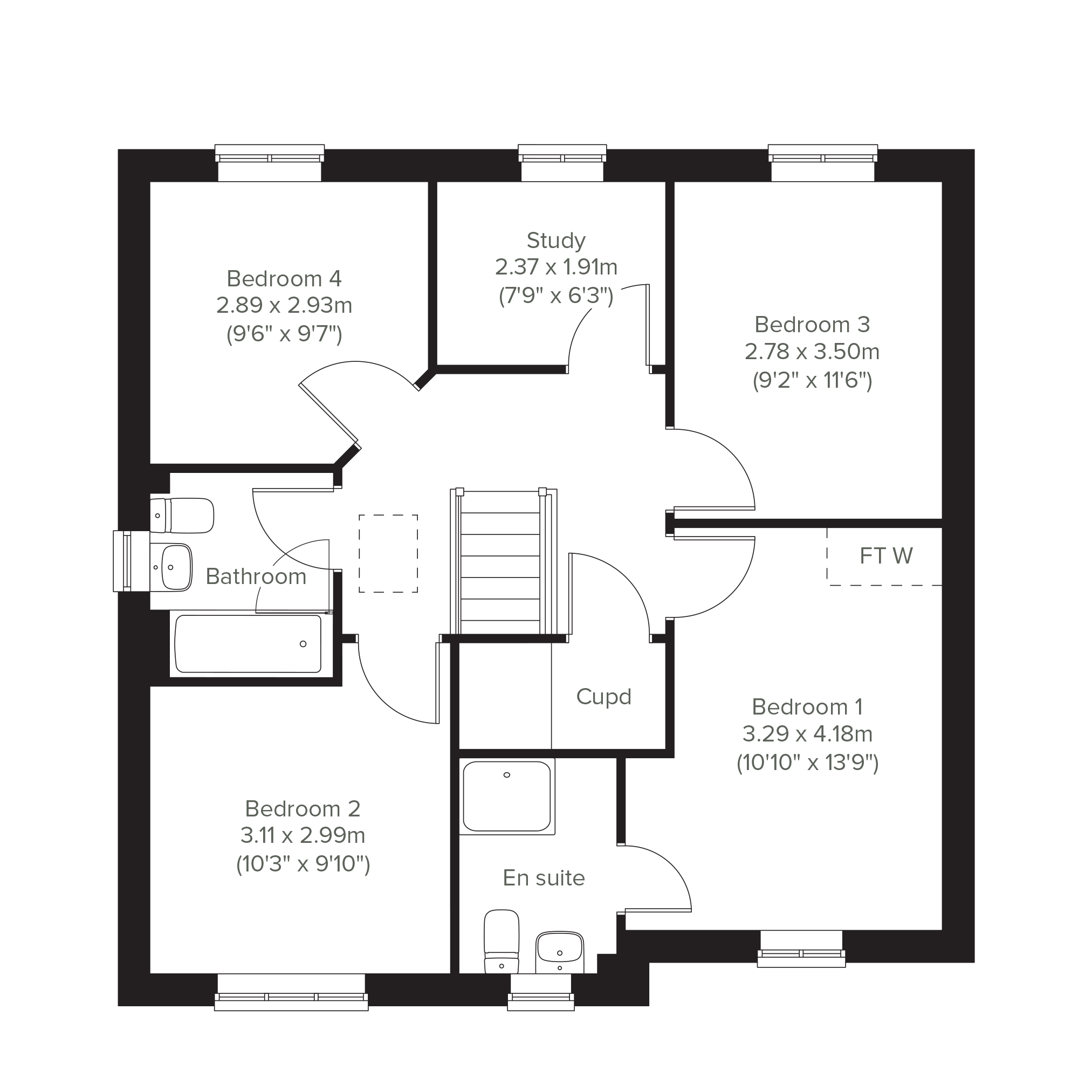 391, Welsh Road, Deeside floorplan