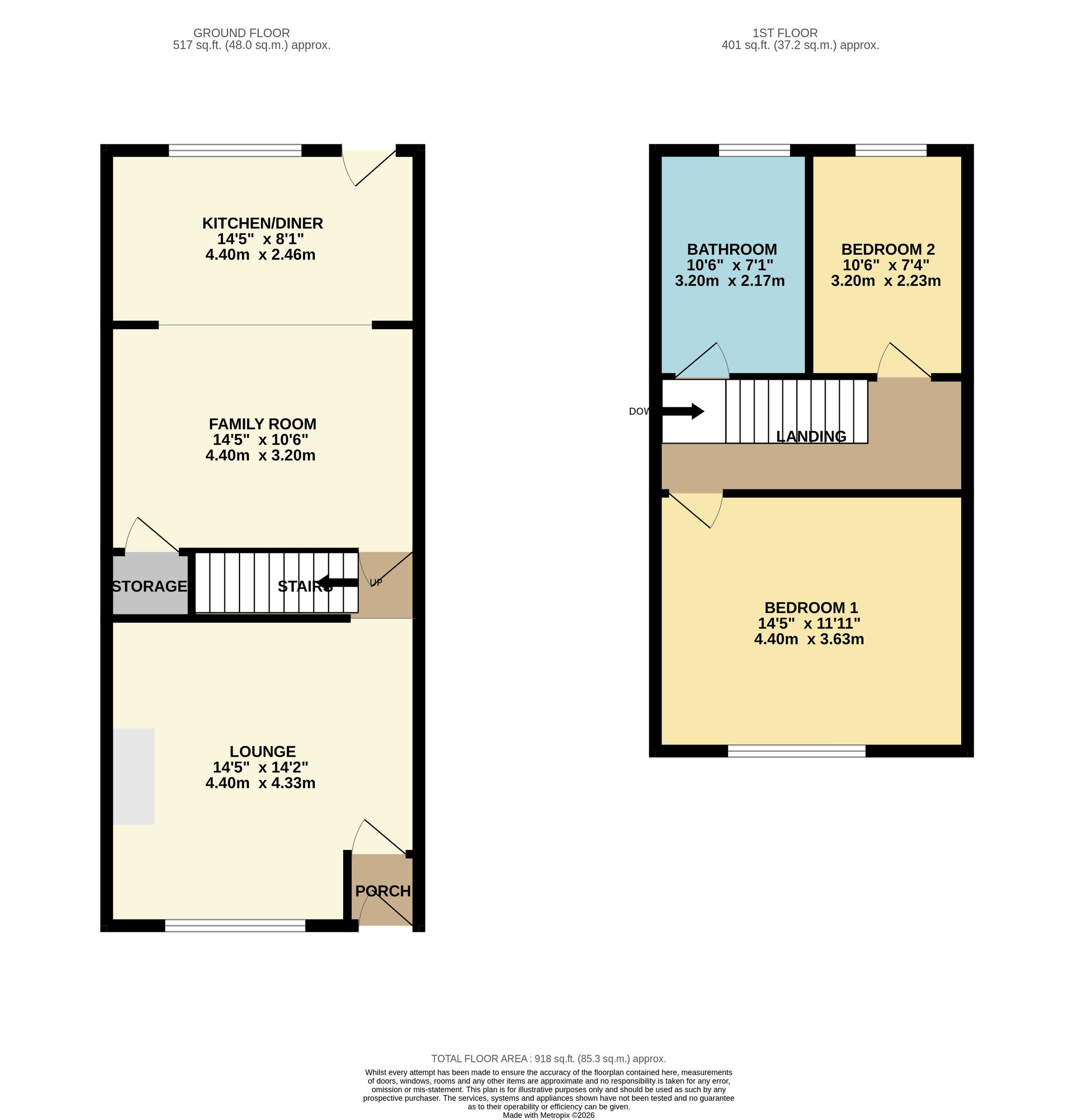 19 Cornall Street, Bury floorplan