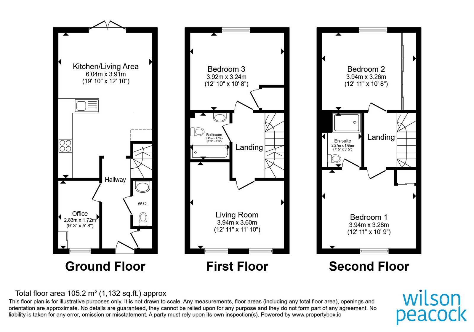52, St. Helena Avenue, Bletchley floorplan