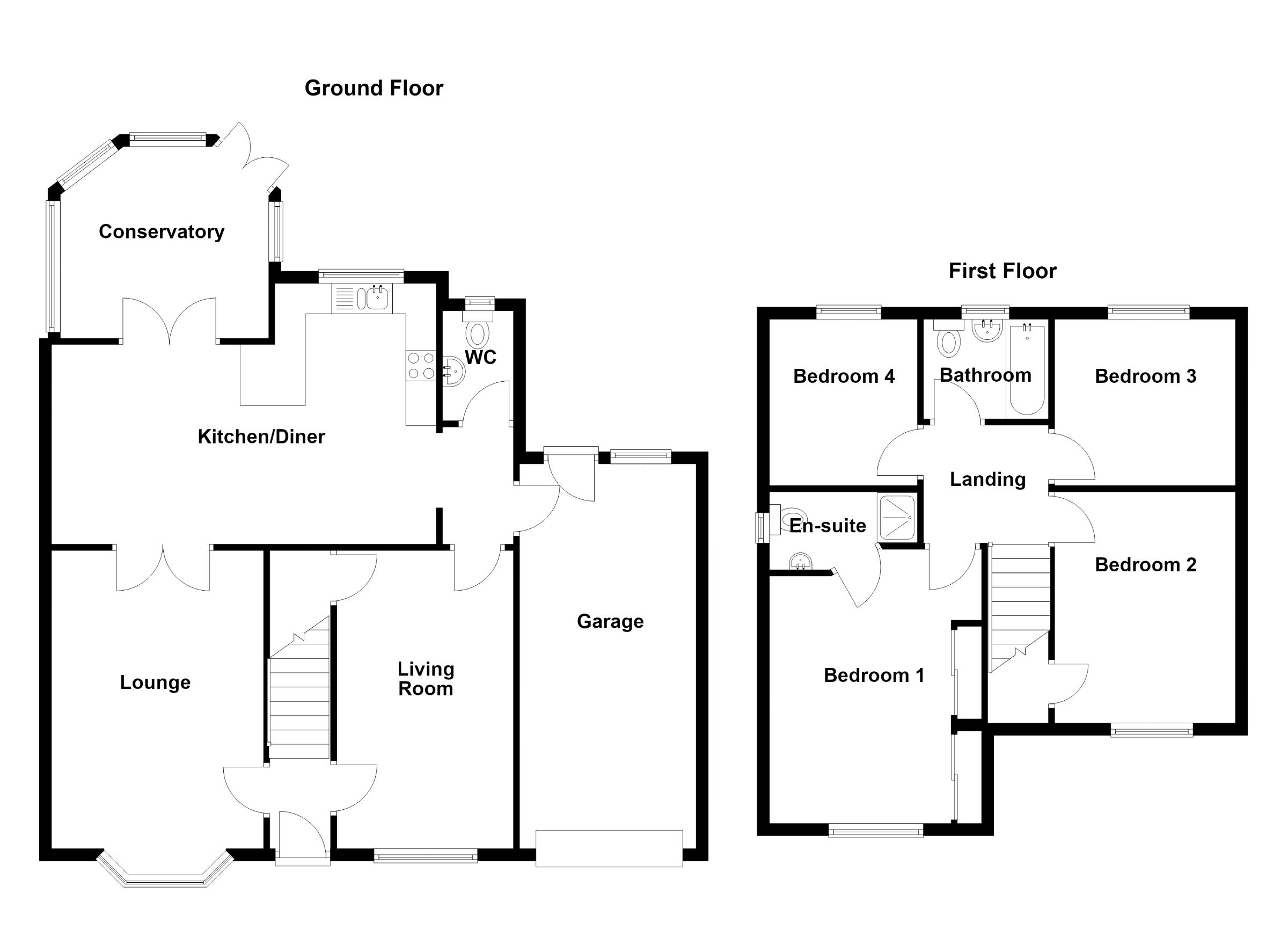 10 Longmeadow Lane, Morecambe floorplan