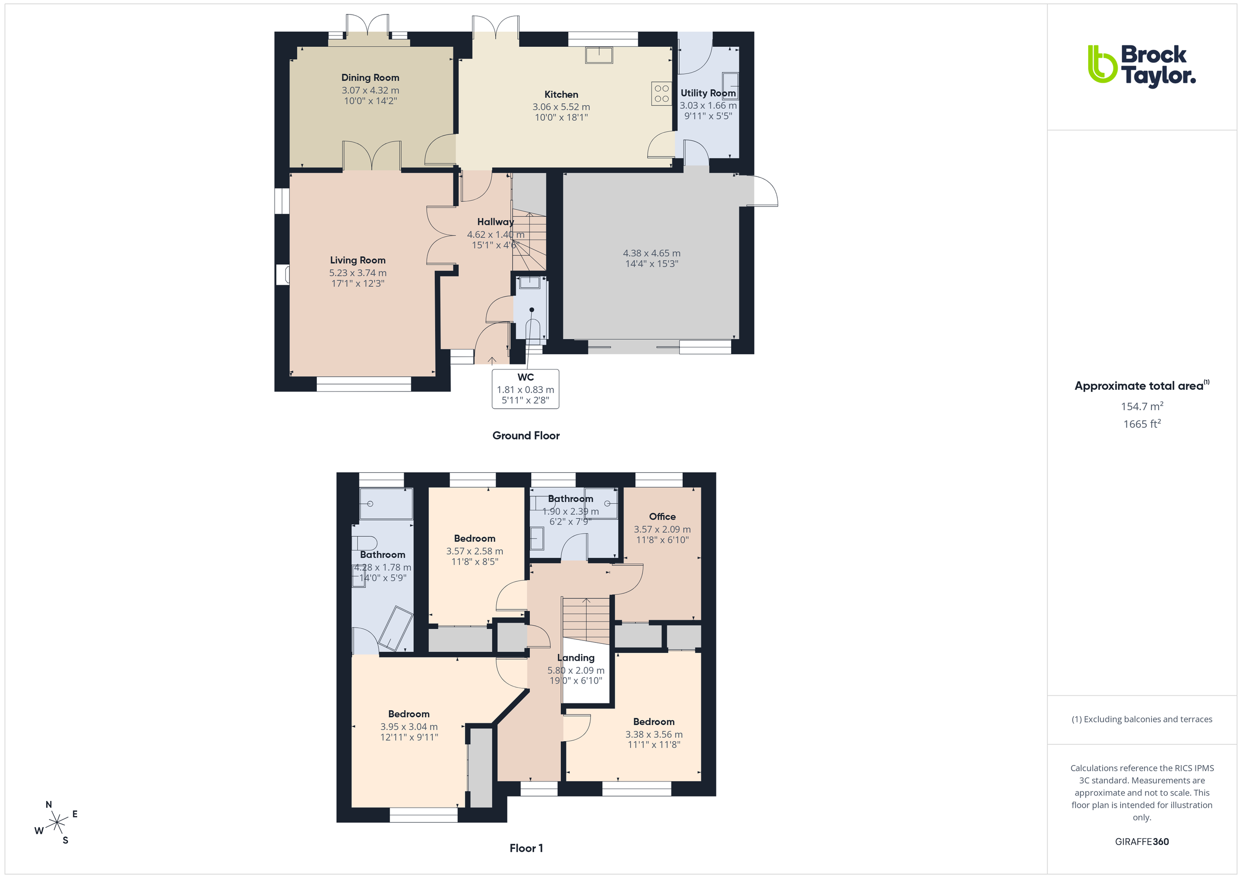 9 The Marches, Horsham floorplan