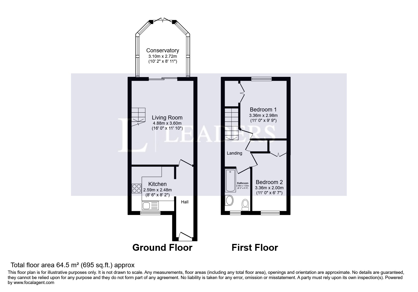 21, Pinglehill Way, Derby floorplan