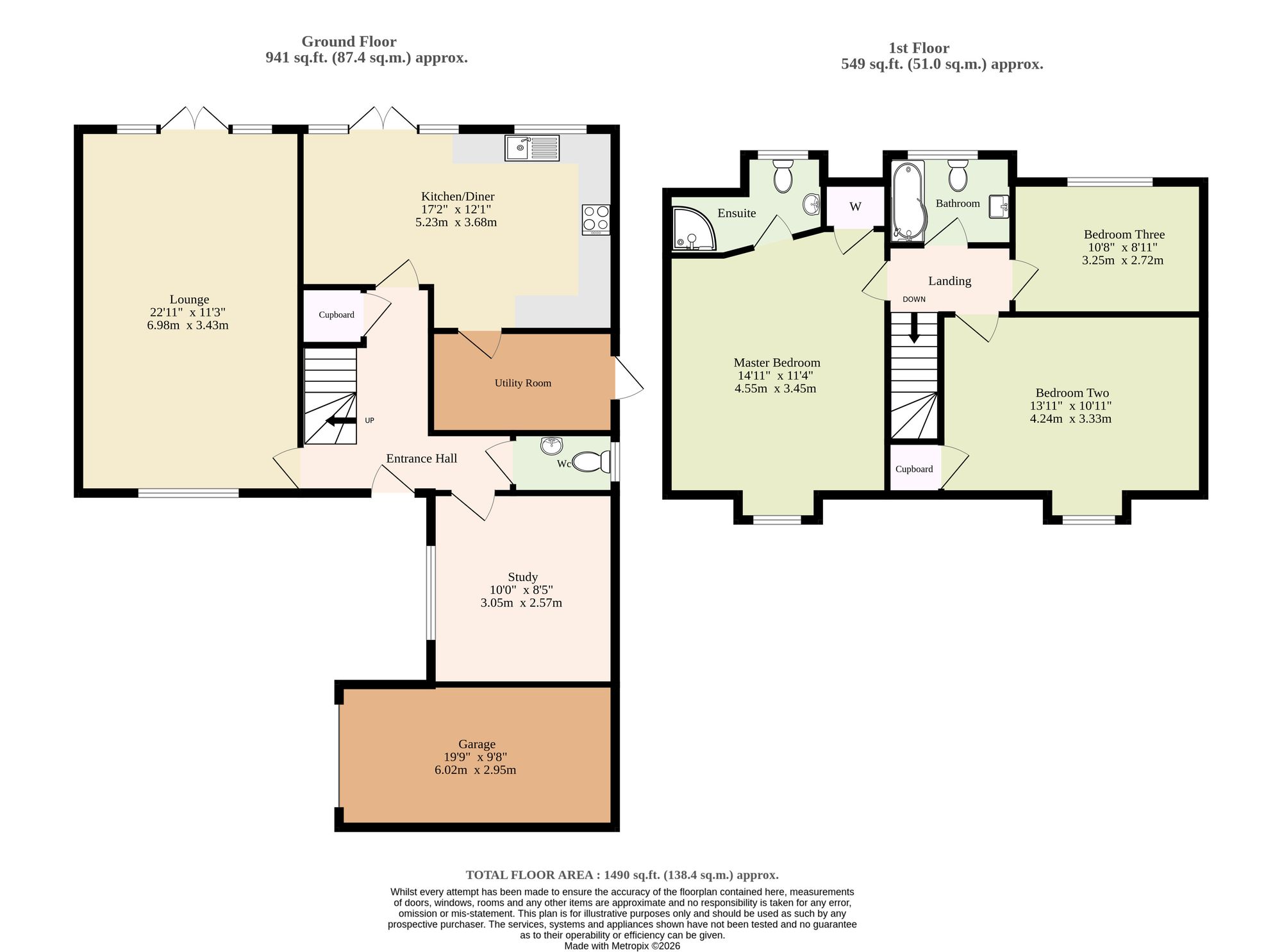 4 Jubilee Court, Dereham floorplan