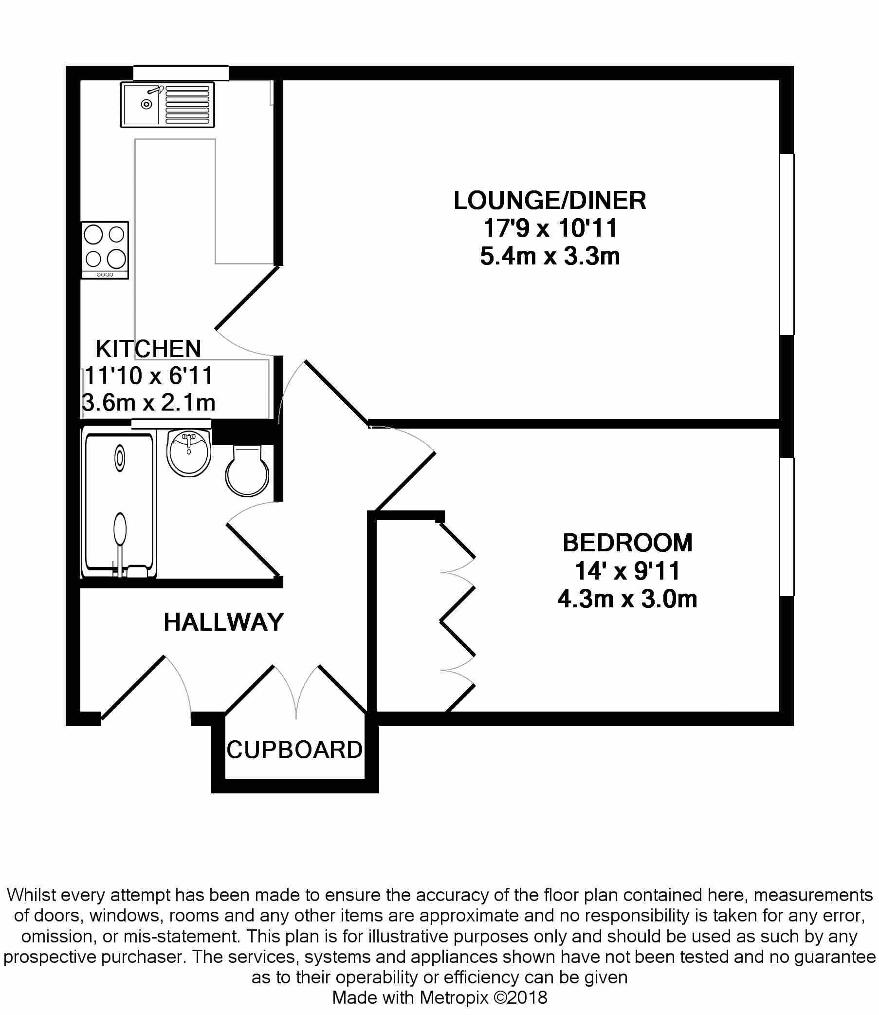 1 Bedrooms Flat to rent in Widmore Road, Bromley BR1