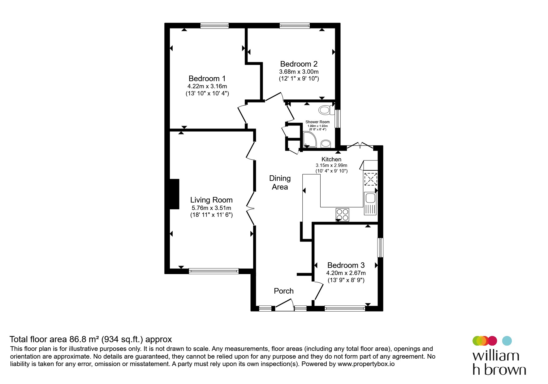 42, Brooklands Way, Ilkley floorplan