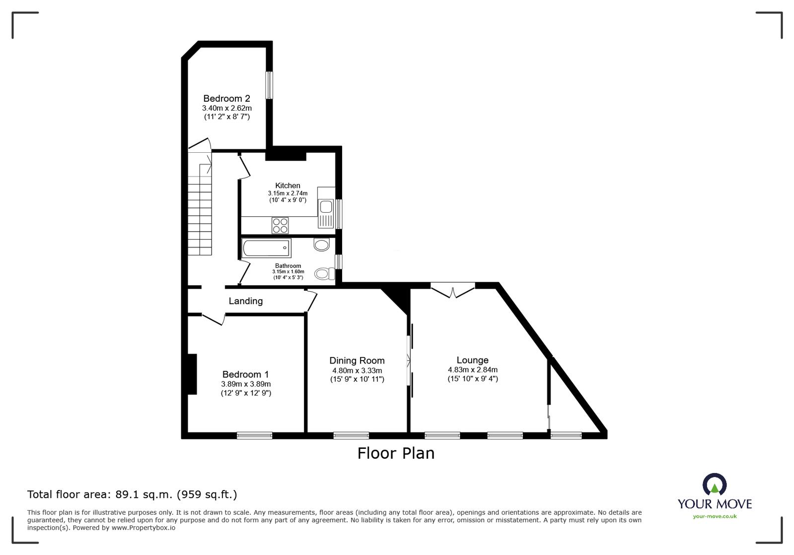 83&83A, Shorrock Lane, Lancashire floorplan