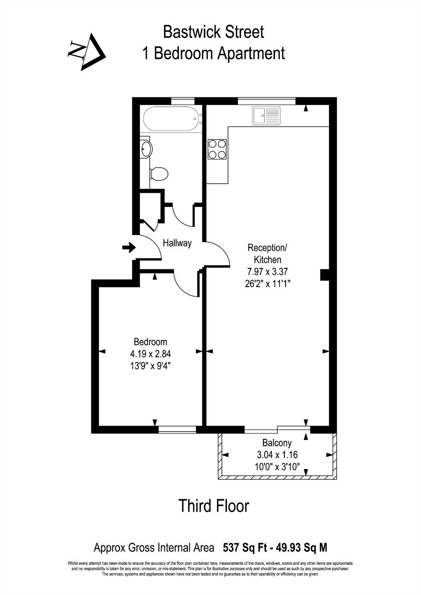 1 Bedrooms Flat to rent in 29 Bastwick Street, Clerkenwell, London EC1V