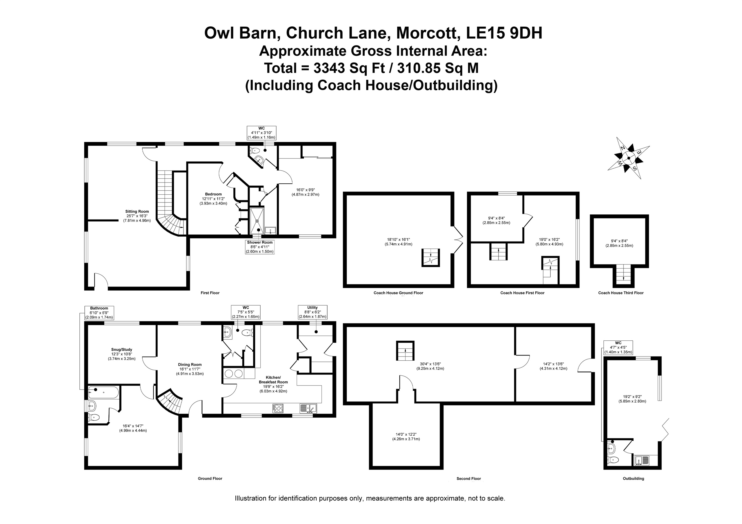 Owls Barn, 1, Church Lane, Morcott floorplan