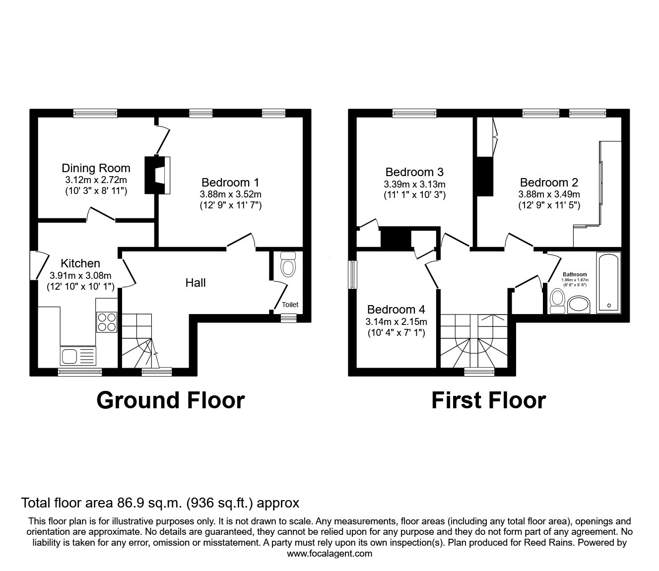 145, Crosby Road, Lincolnshire floorplan