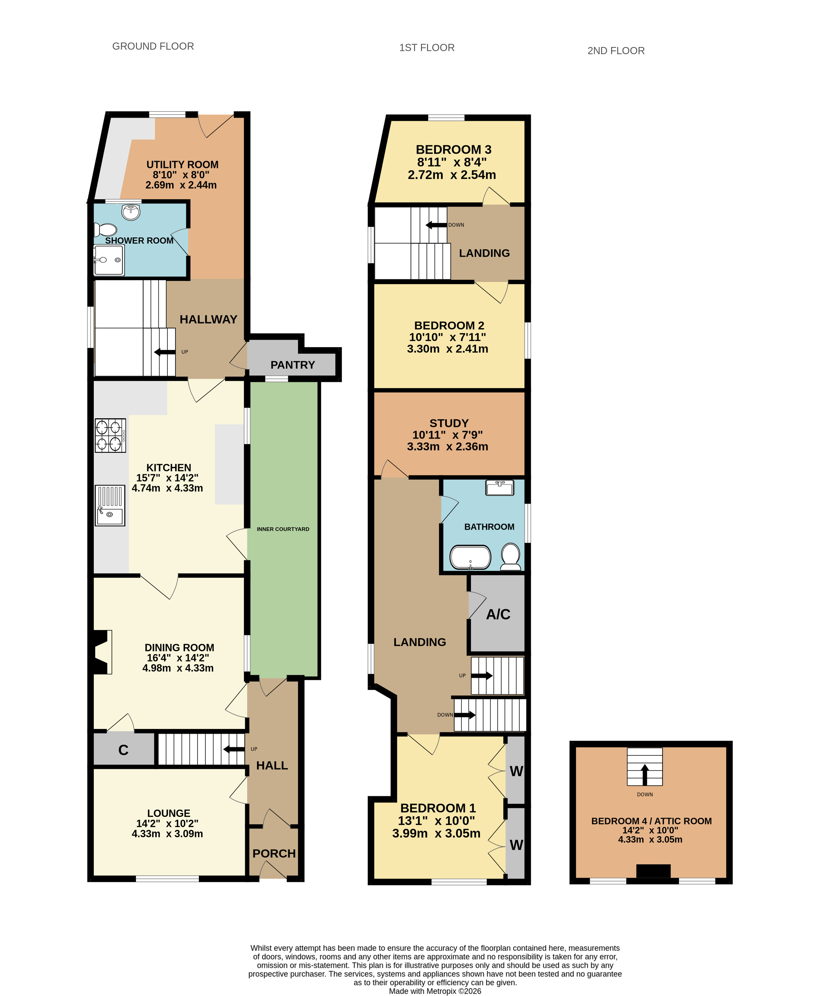 14, Litchdon Street, Devon floorplan