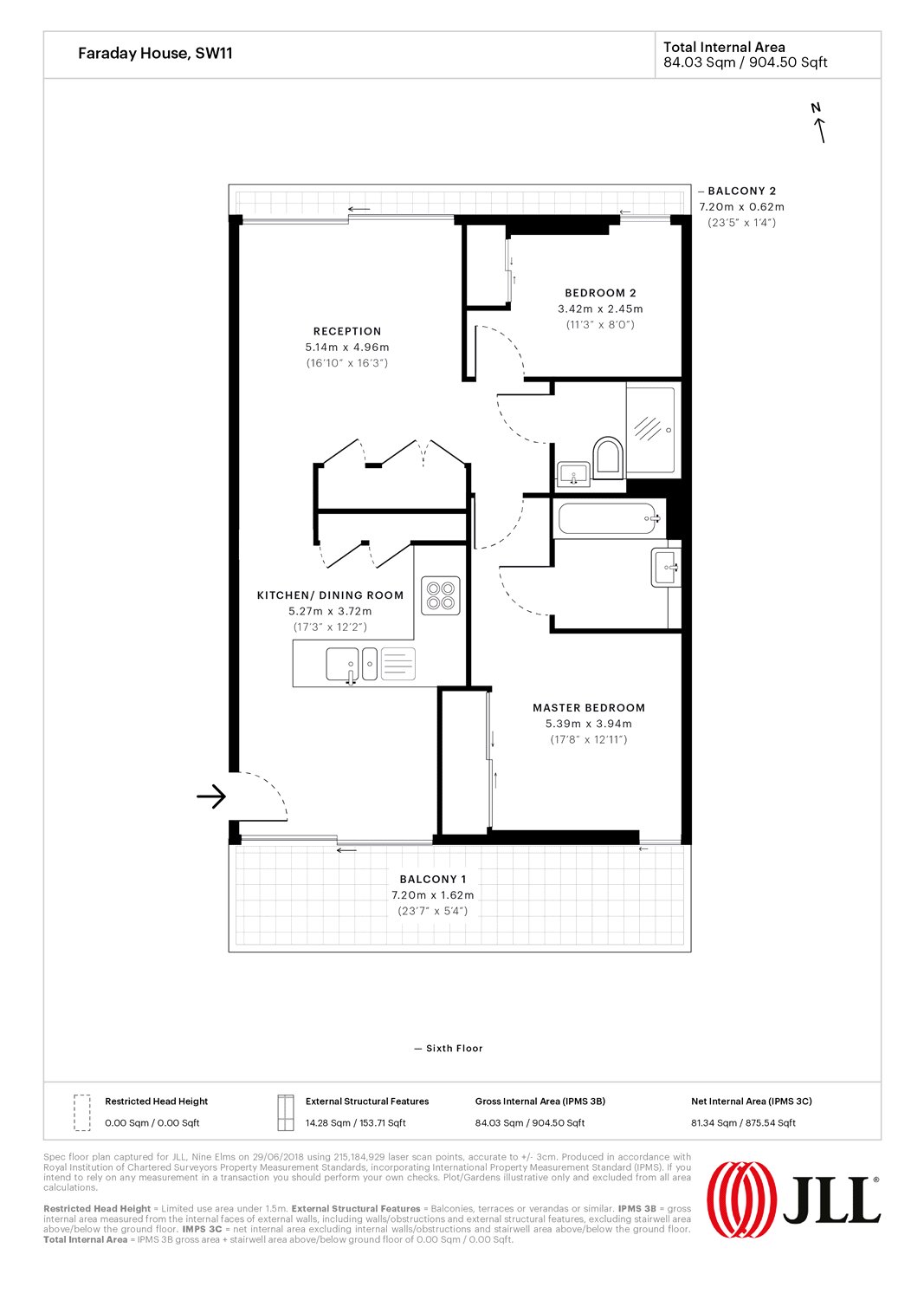 2 Bedrooms Flat to rent in Aurora Gardens, London SW11