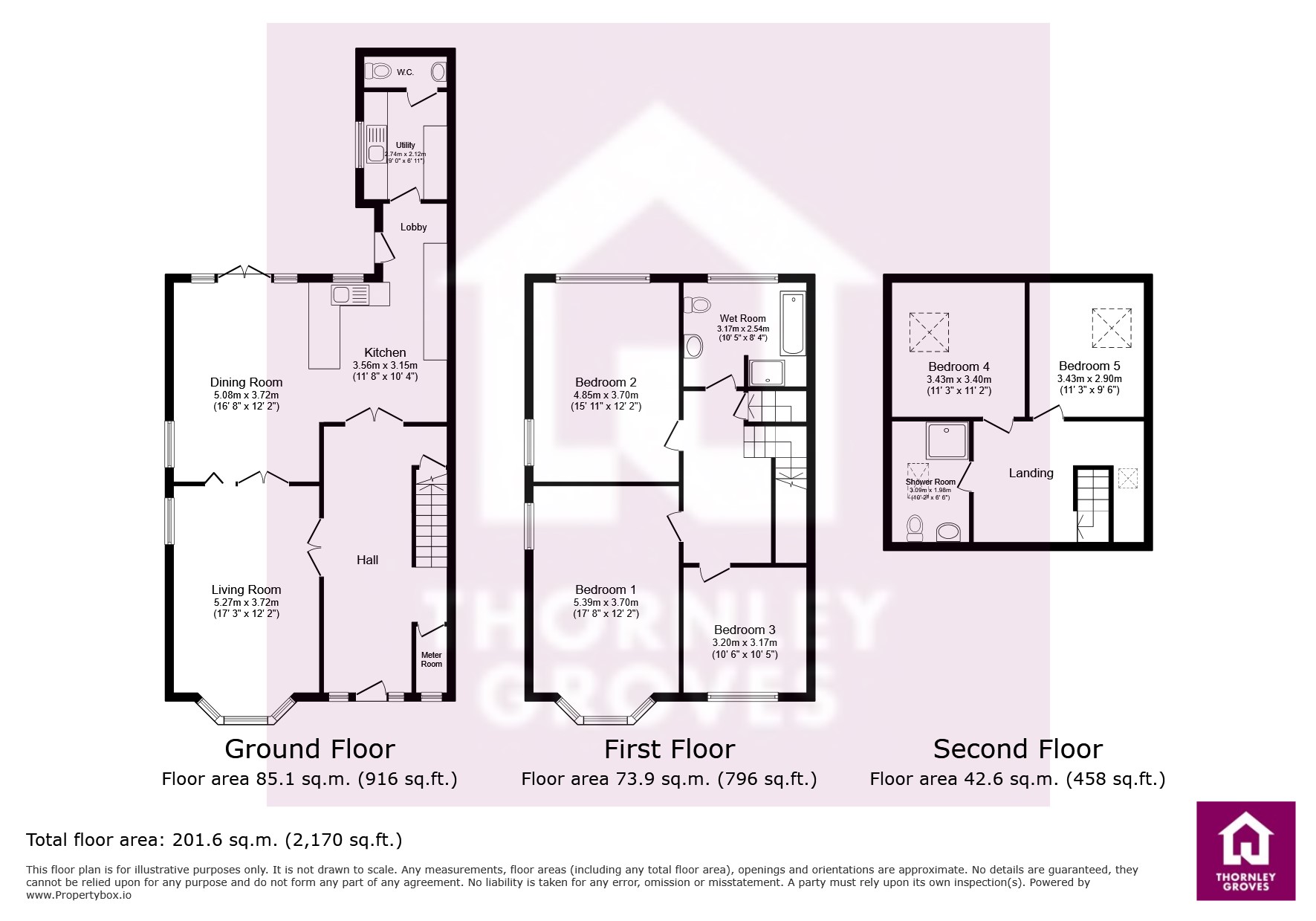 243, Great Clowes Street, Greater Manchester floorplan