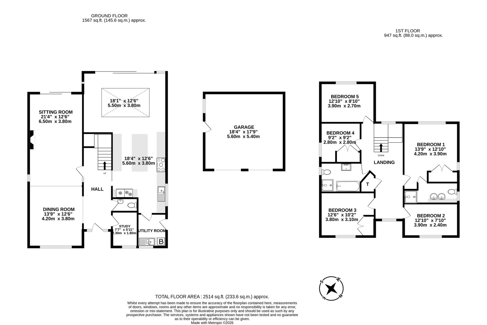 21, Meredun Close, Winchester floorplan