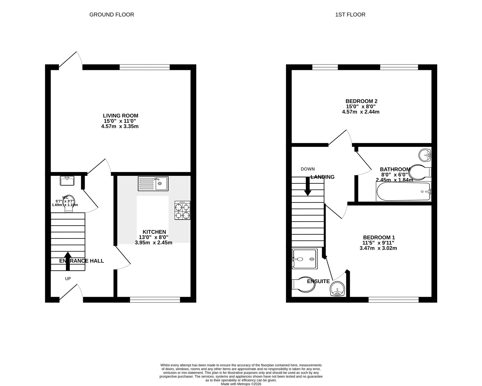 14, Northbrook Crescent, Hampshire floorplan