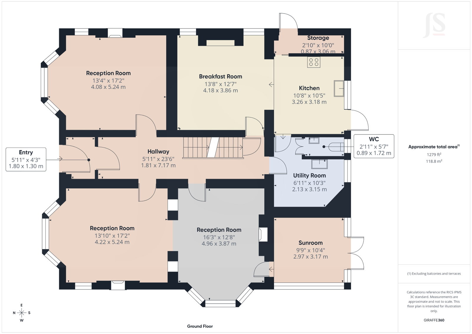 25, Lansdowne Road, Worthing floorplan