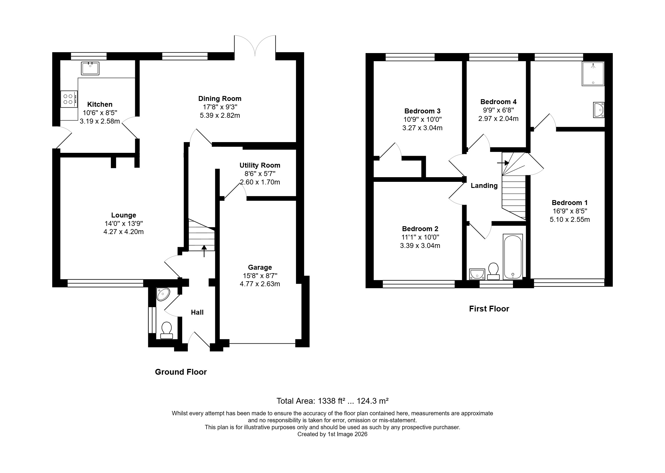5, Greenfields Way, Horsham floorplan
