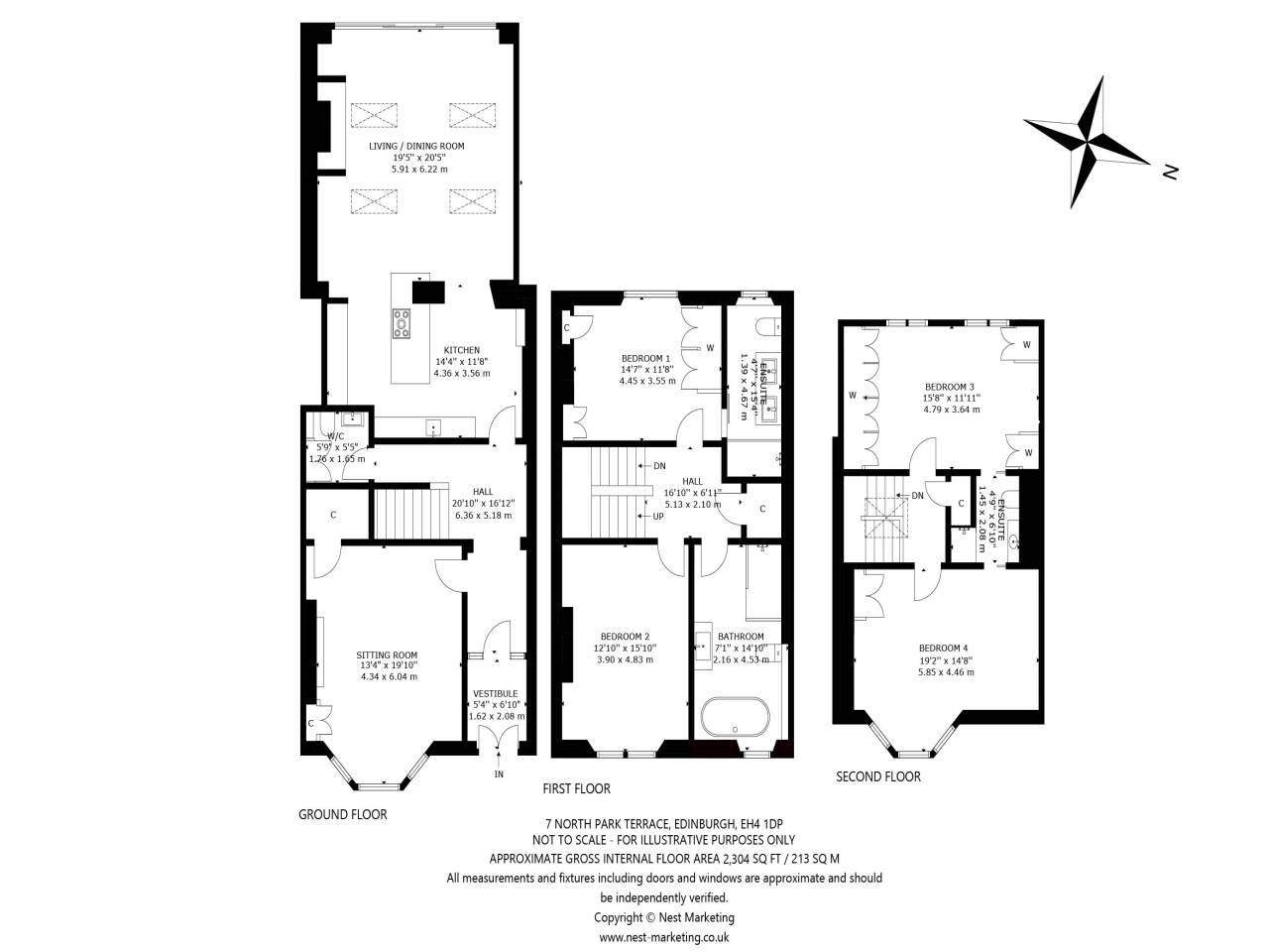 7, North Park Terrace, Edinburgh floorplan