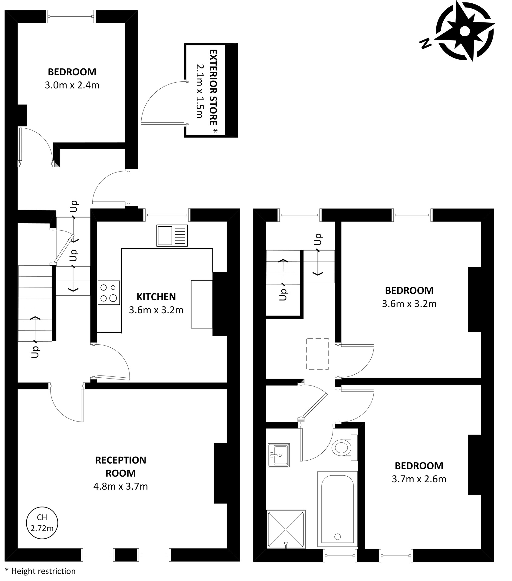 26a The Crescent, Leatherhead floorplan