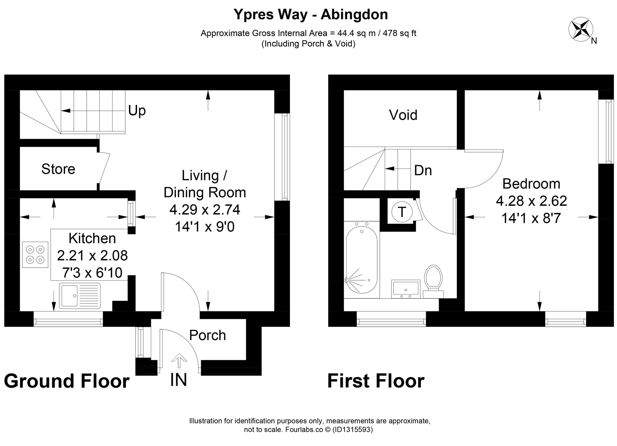 12 Ypres Way, Abingdon floorplan