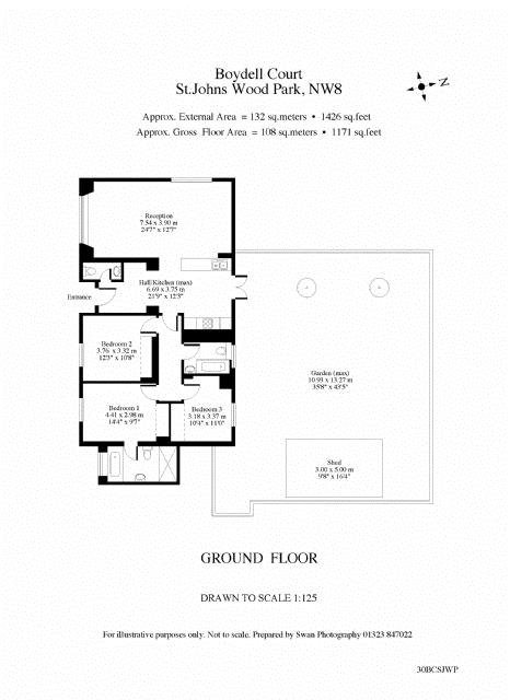 3 Bedrooms Flat to rent in Boydell Court, St. Johns Wood Park, St. Johns Wood, London NW8