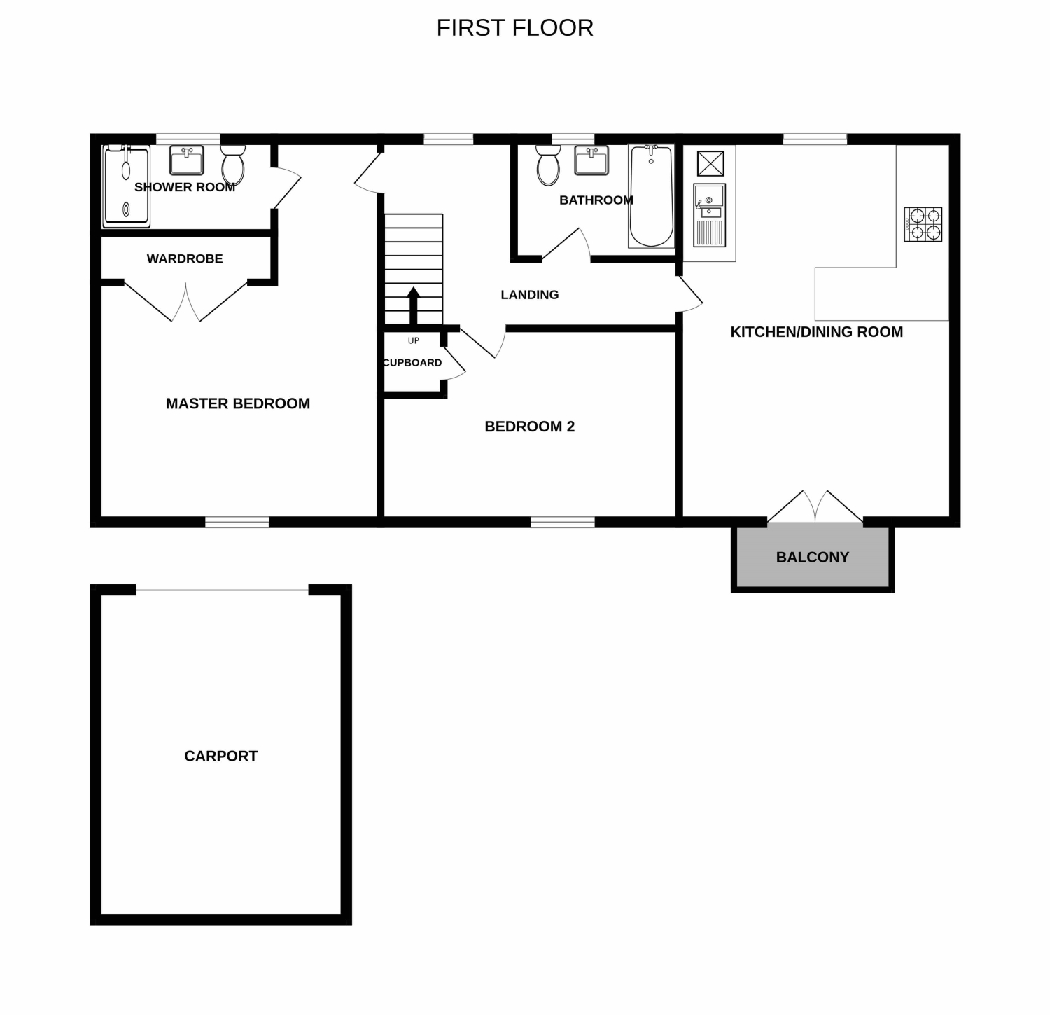 11, Brunswick Road Deepcut, Camberley floorplan