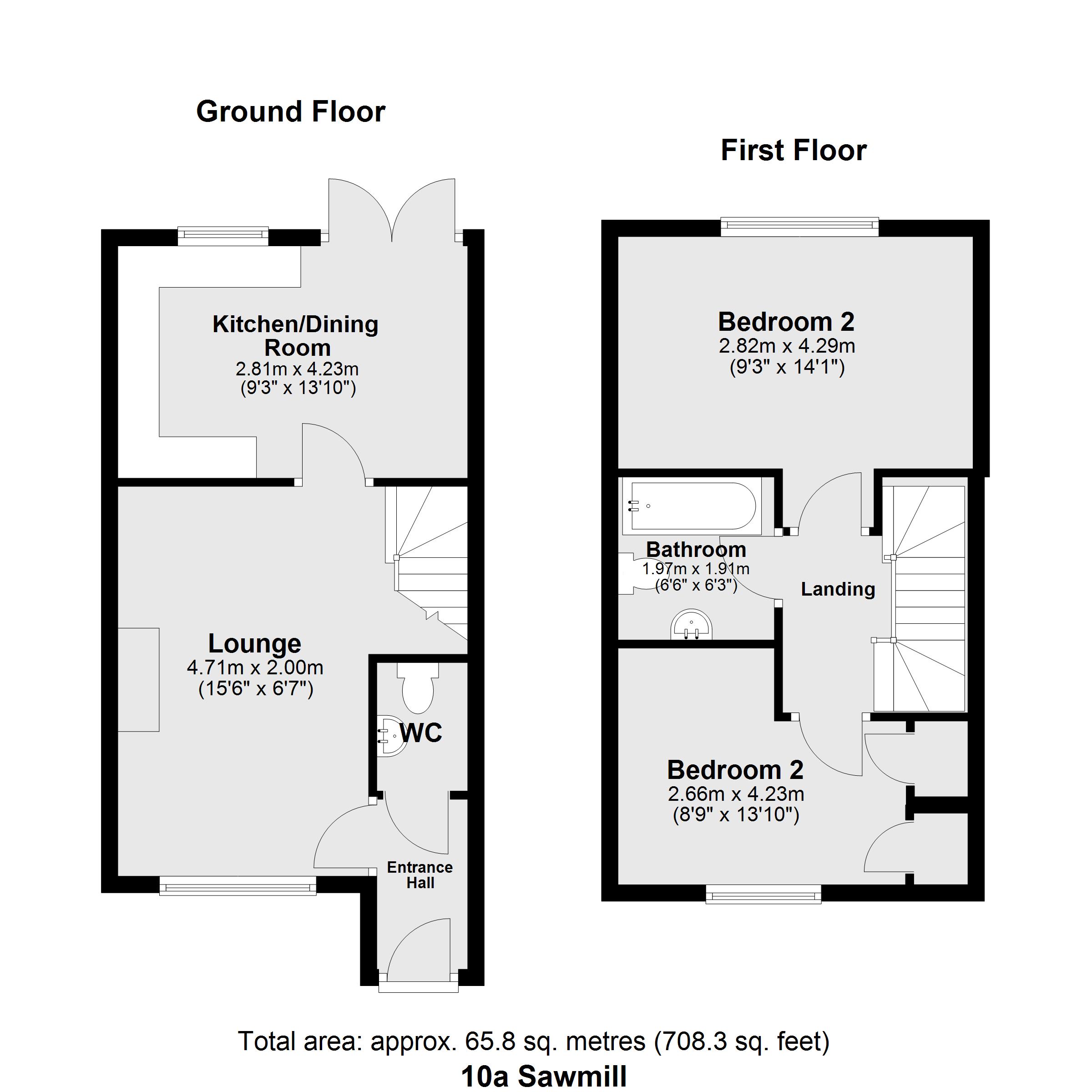 10a, Sawmill Lane, Market Rasen floorplan
